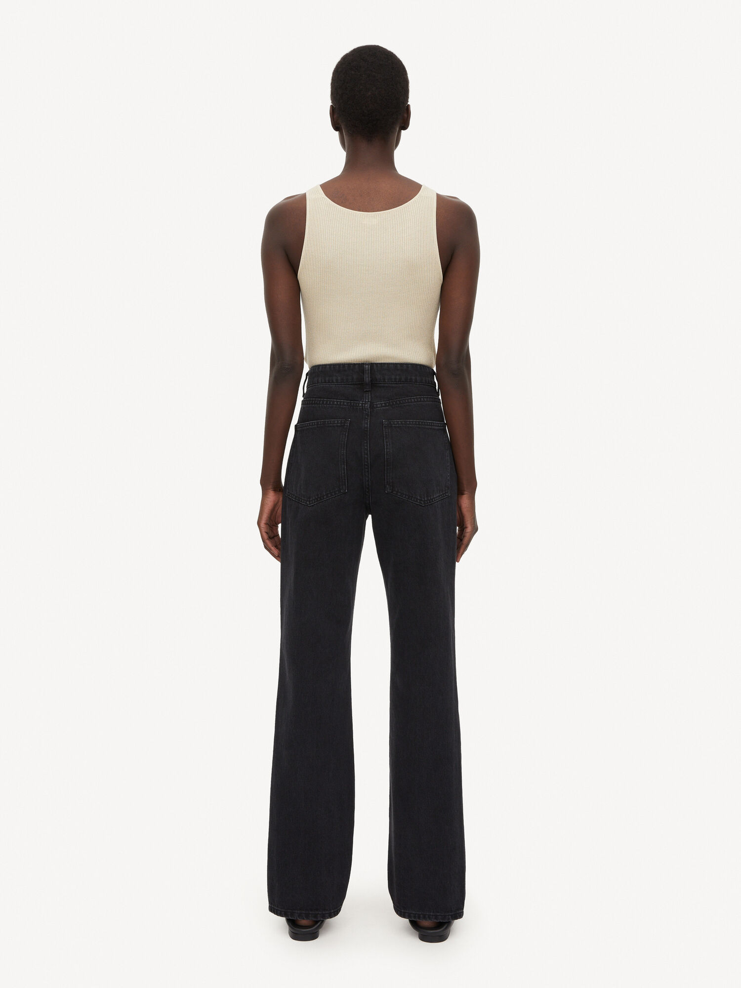 Black By Malene Birger Miliumlo Organic Cotton Trousers | AU_BB22259