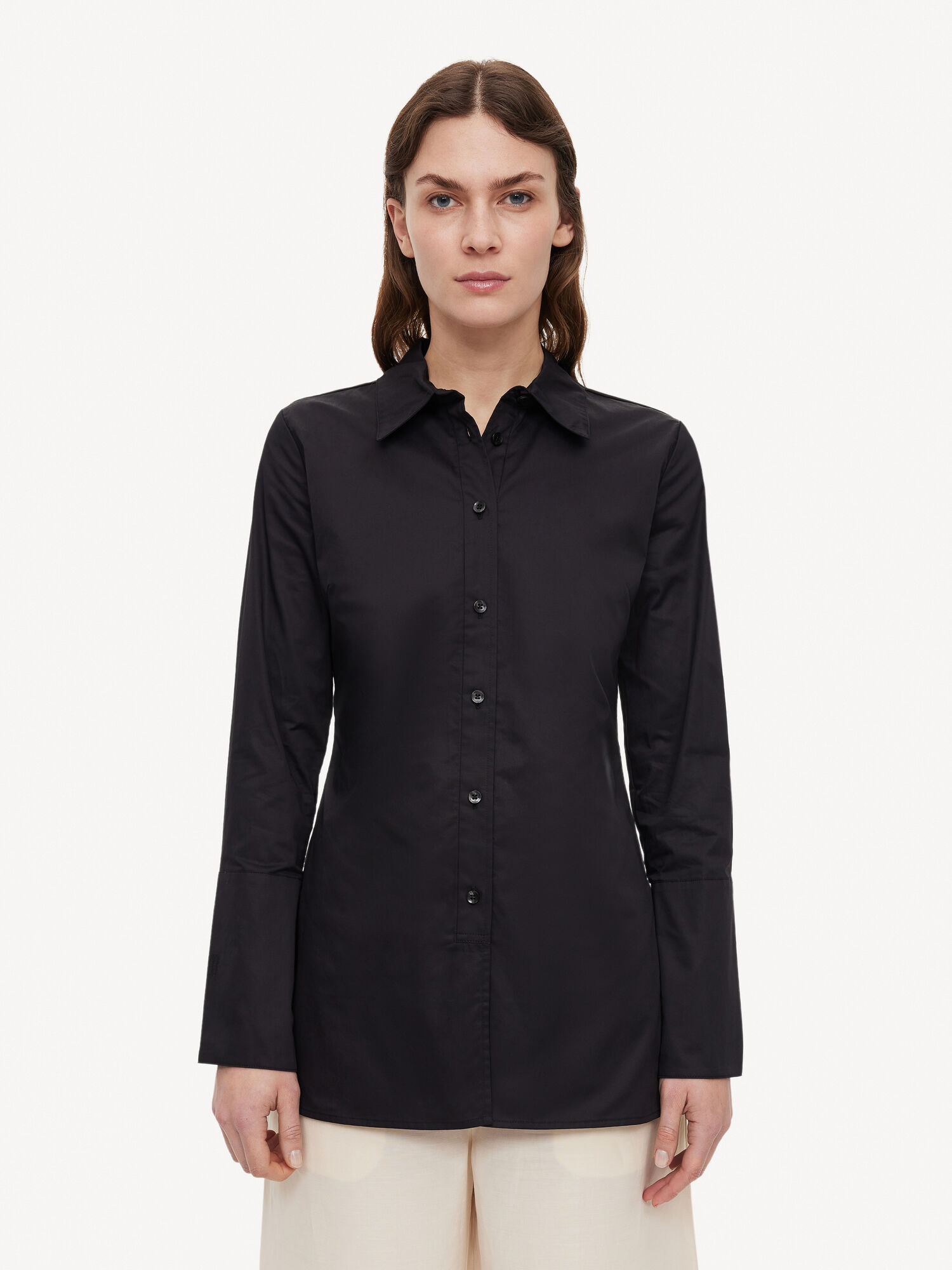 Black By Malene Birger Padano Organic Cotton Shirts | AU_BB25837