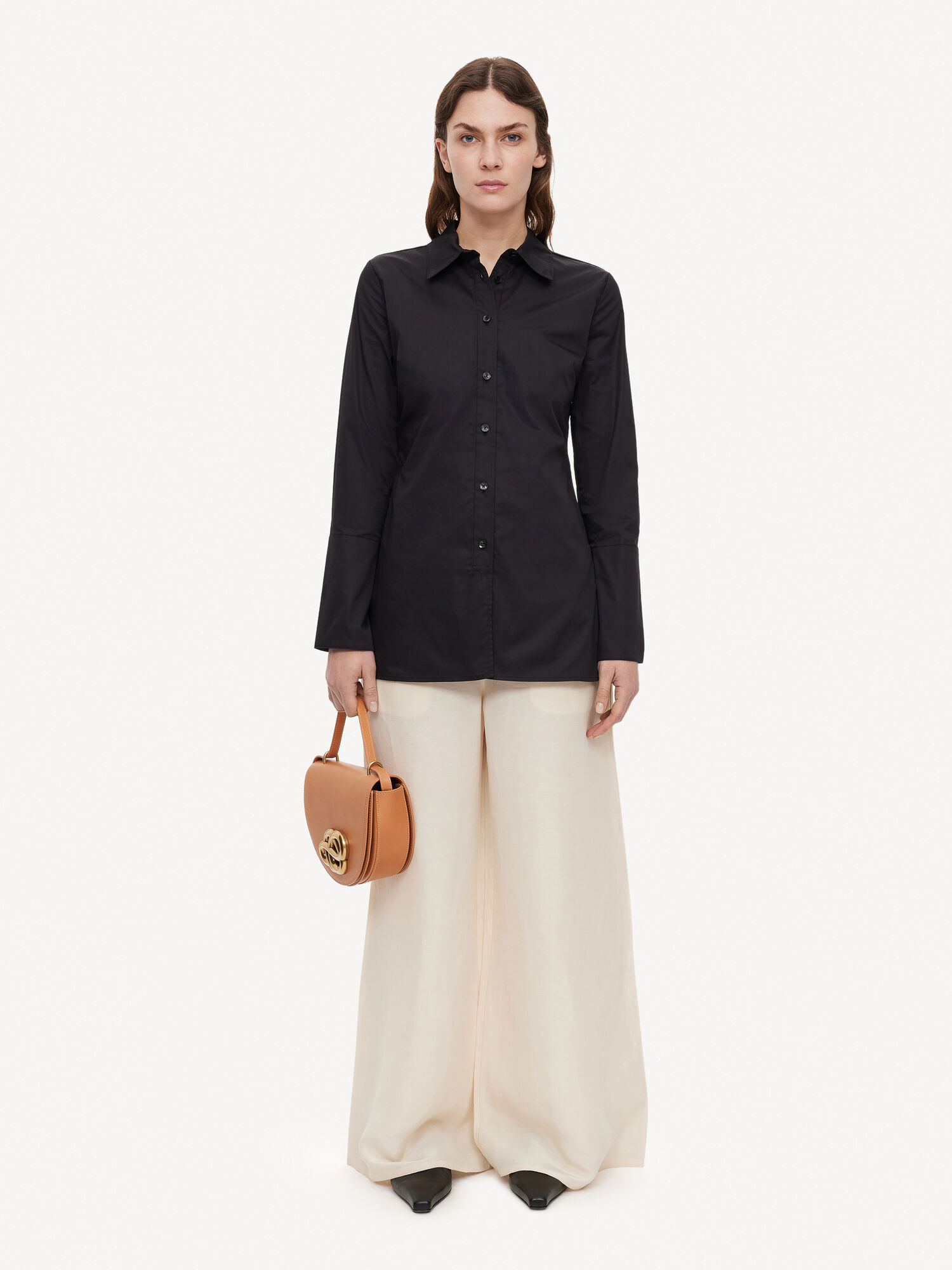 Black By Malene Birger Padano Organic Cotton Shirts | AU_BB25837