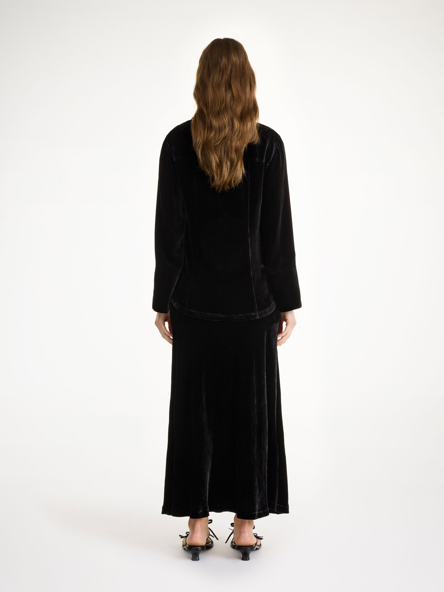 Black By Malene Birger Rosiannas Velvet Shirts | AU_BB62801