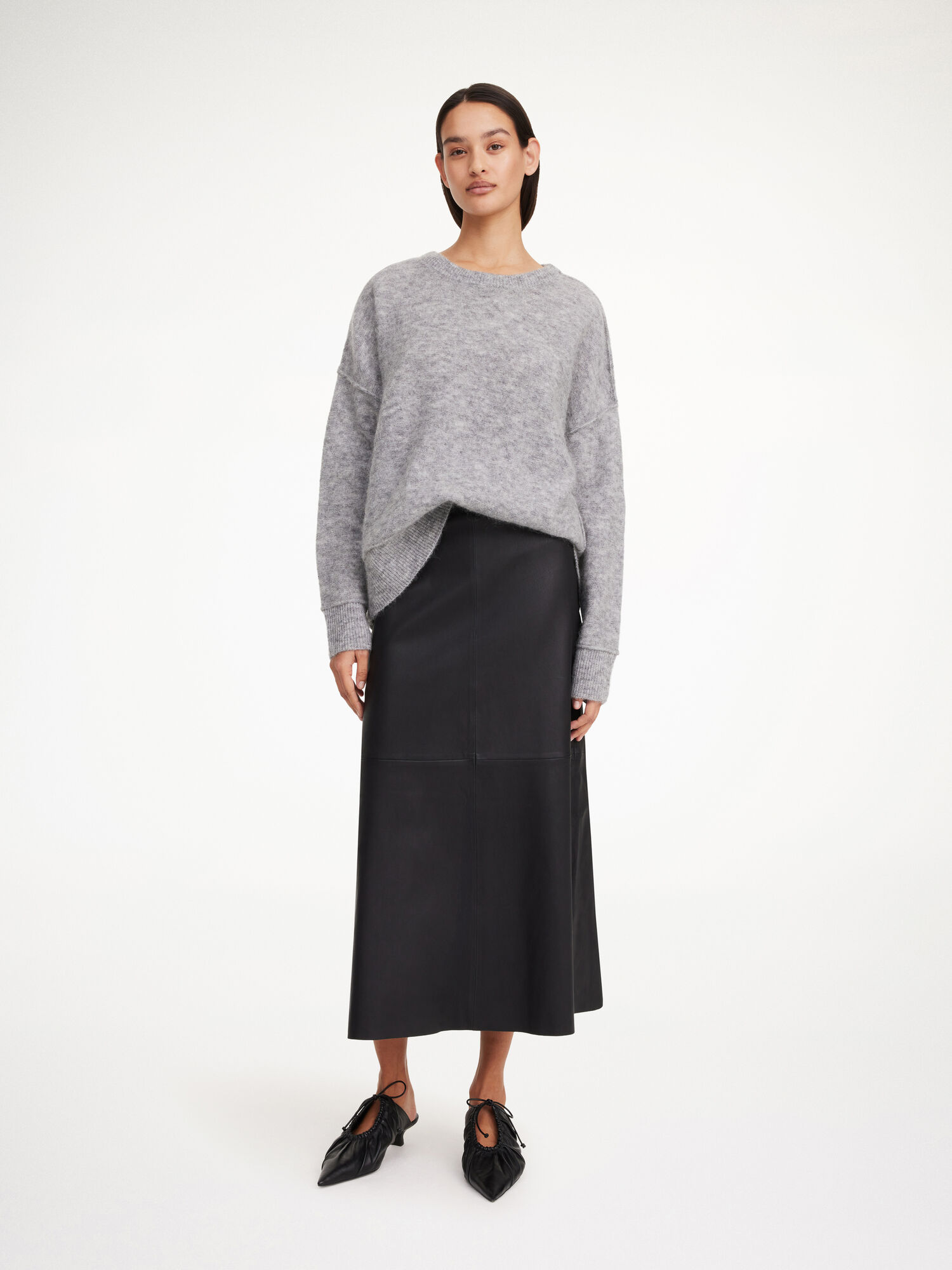 Black By Malene Birger Simoas Leather Skirts | AU_BB28051