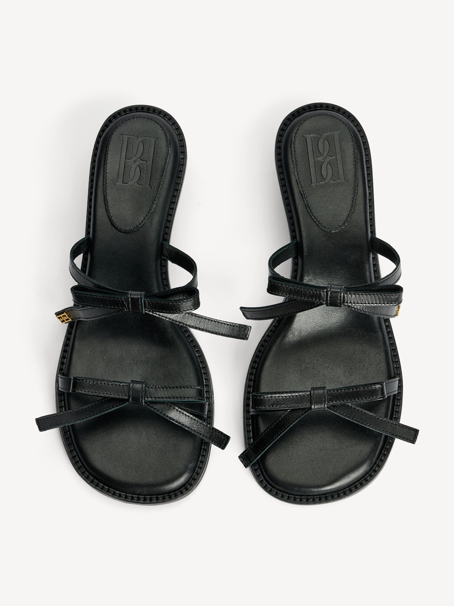 Black By Malene Birger Tianno Leather Sandals Shoes | AU_BB30165