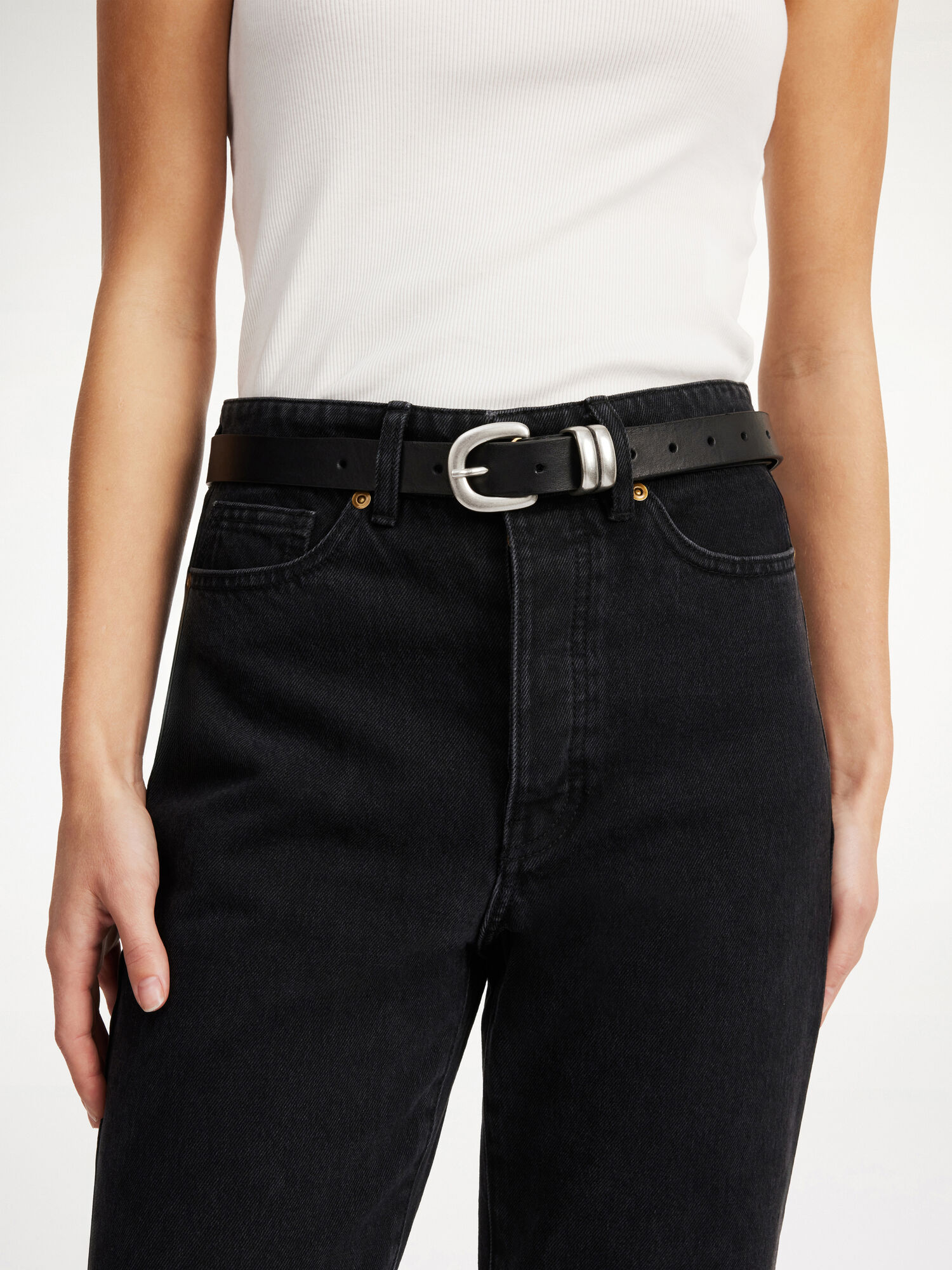 Black By Malene Birger Zoilo Leather Belts | AU_BB72586