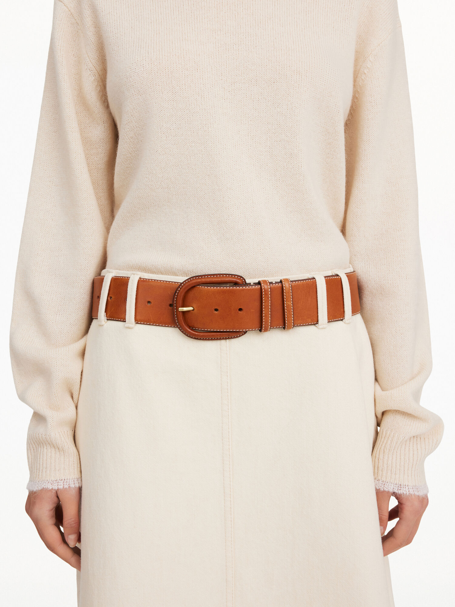 Caramel Cafe By Malene Birger Salinna Leather Belts | AU_BB81582