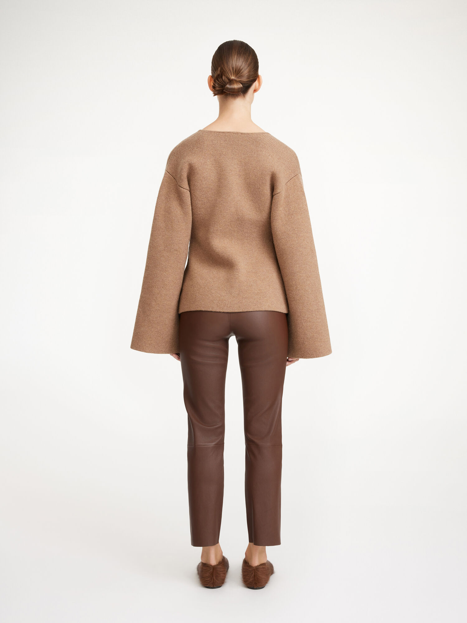 Chestnut By Malene Birger Florentina Leather Trousers | AU_BB19434