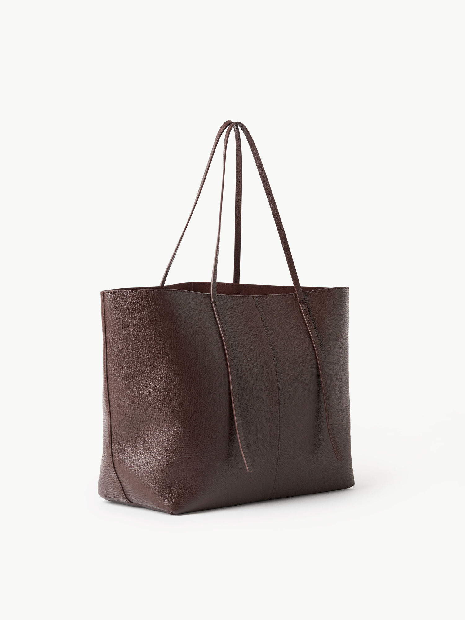 Coffee Bean By Malene Birger Abilla Leather Tote Bags | AU_BB29457