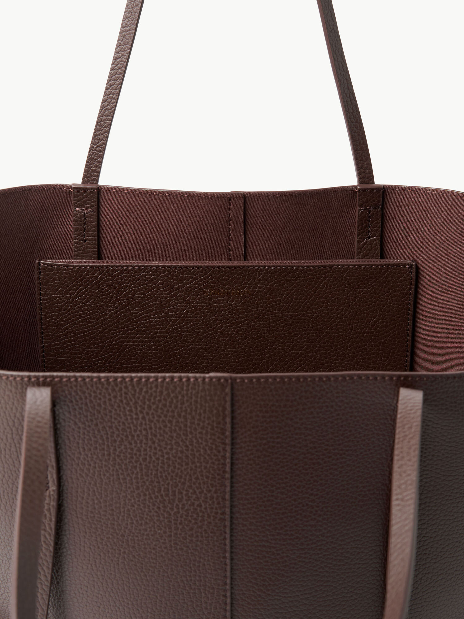 Coffee Bean By Malene Birger Abilla Leather Tote Bags | AU_BB29457