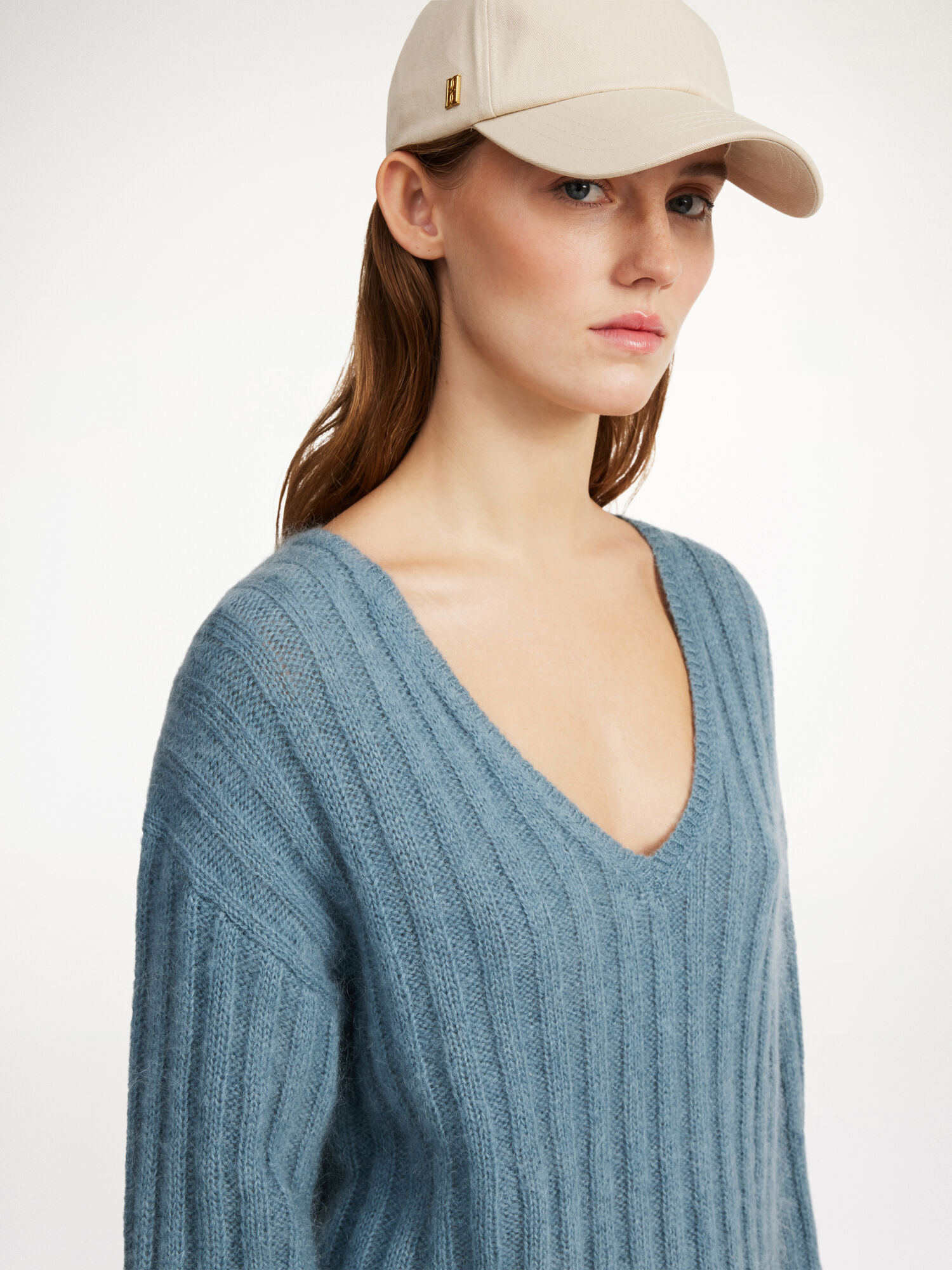 Cool Water By Malene Birger Cimone Ribbed Sweater Knitwear | AU_BB96452