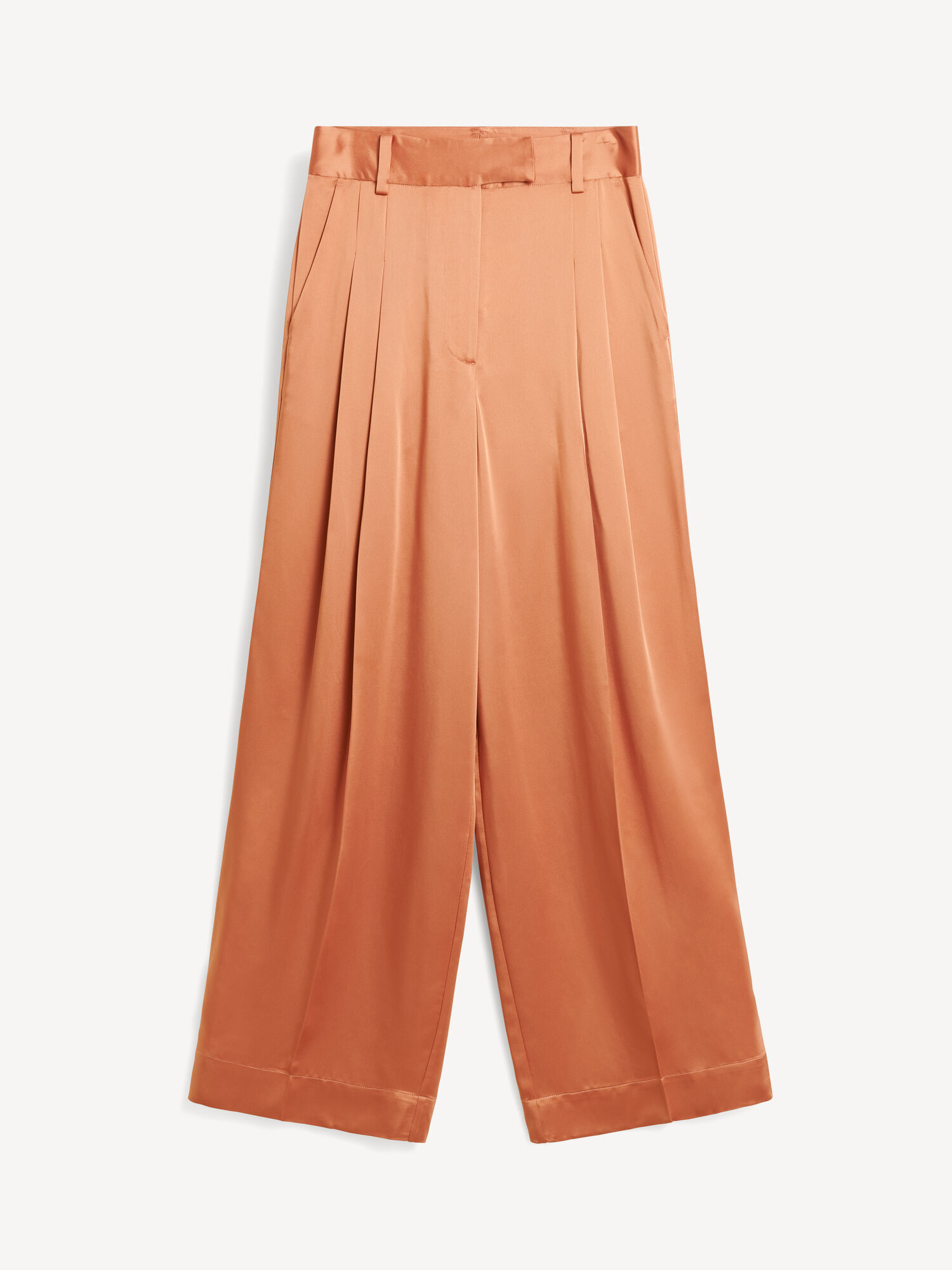 Dark Cherry Plum By Malene Birger Cymbaria High-waisted Trousers | AU_BB19925