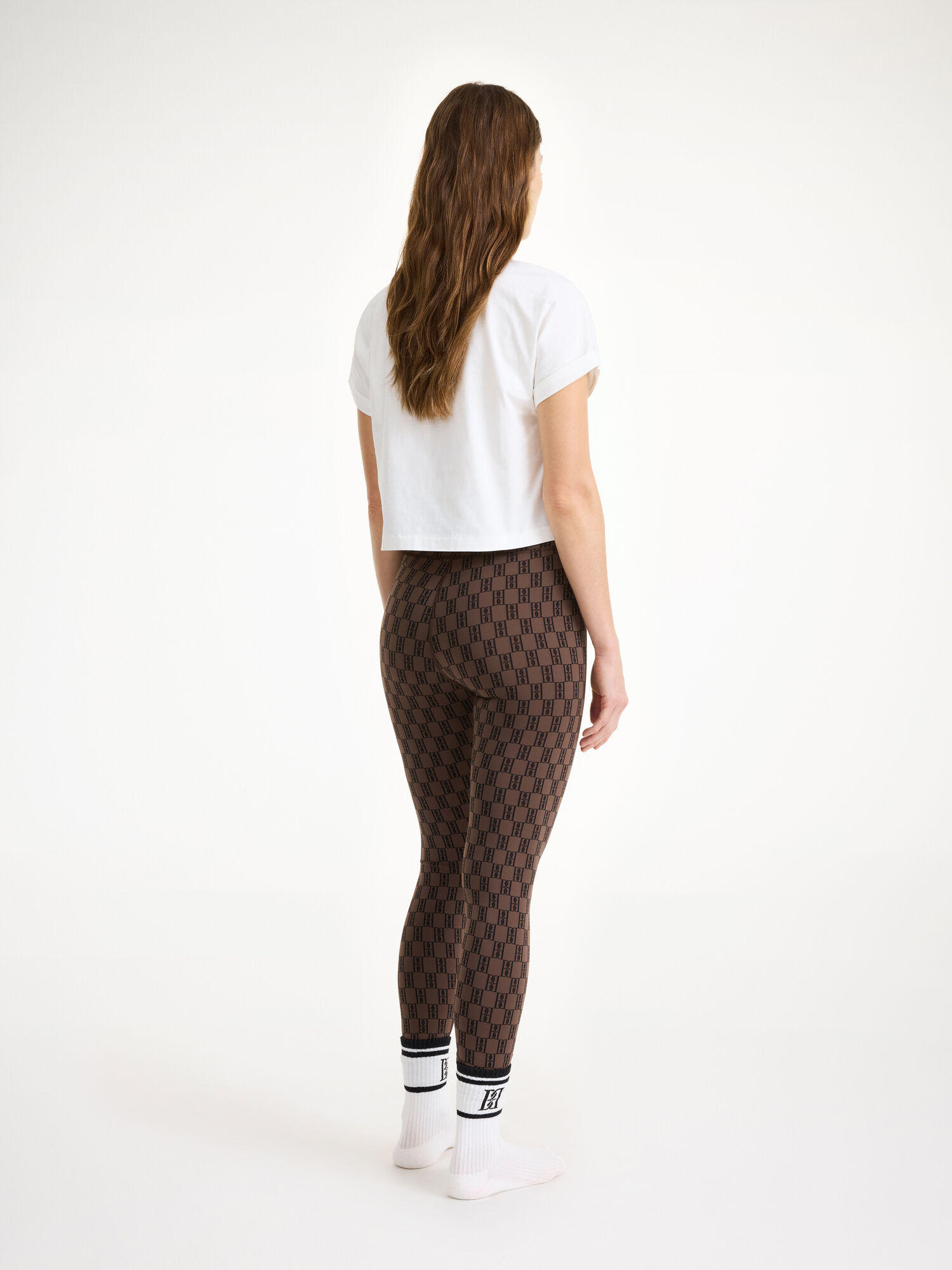 Dark Mahogany By Malene Birger Polene Athletic Leggings Trousers | AU_BB13476