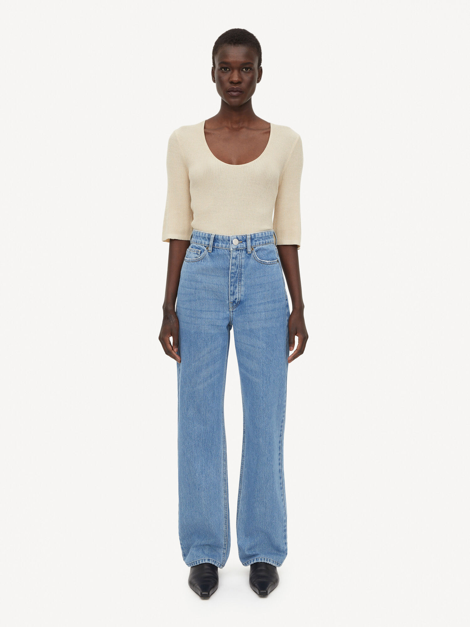 Denim Blue By Malene Birger Miliumlo Organic Cotton Jeans | AU_BB54486