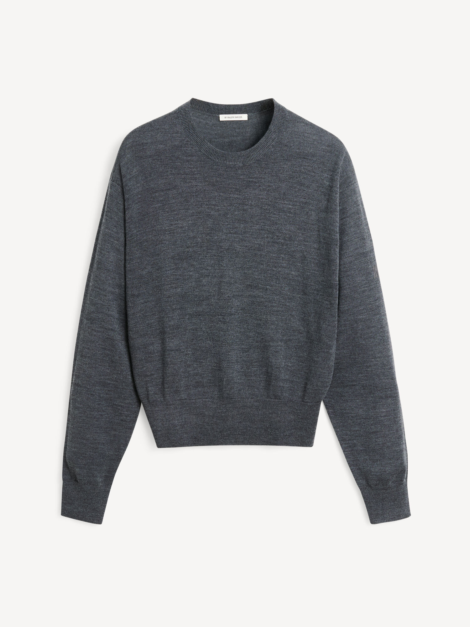 Jet grey By Malene Birger Mantea Merino Wool Sweater Knitwear | AU_BB87906