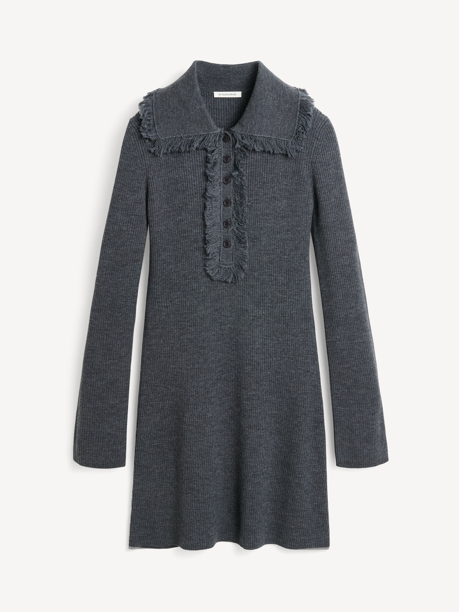 Jet grey By Malene Birger Tonai Merino Wool Dress | AU_BB83933