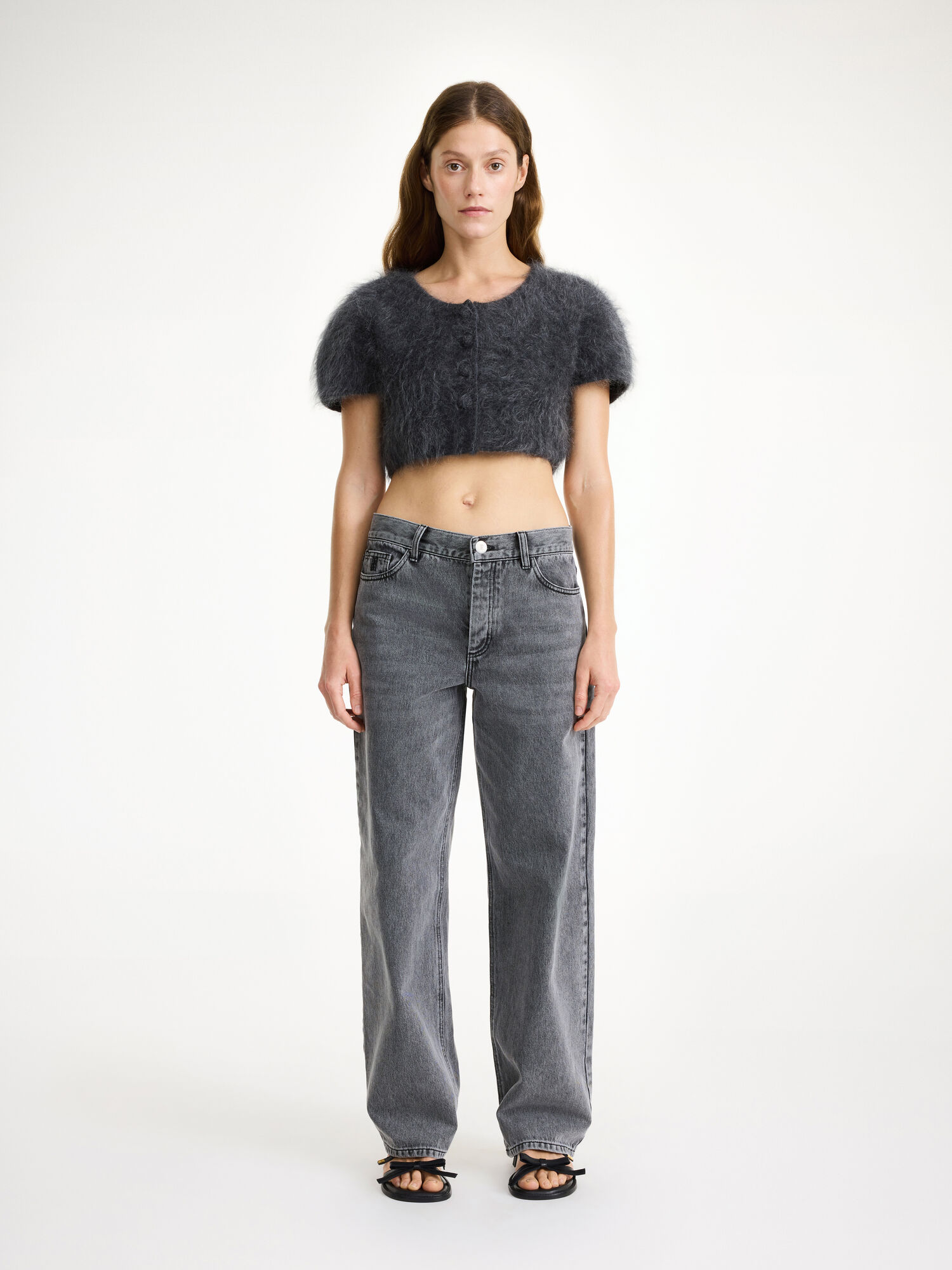 Jet grey By Malene Birger Zhara Top Knitwear | AU_BB70596