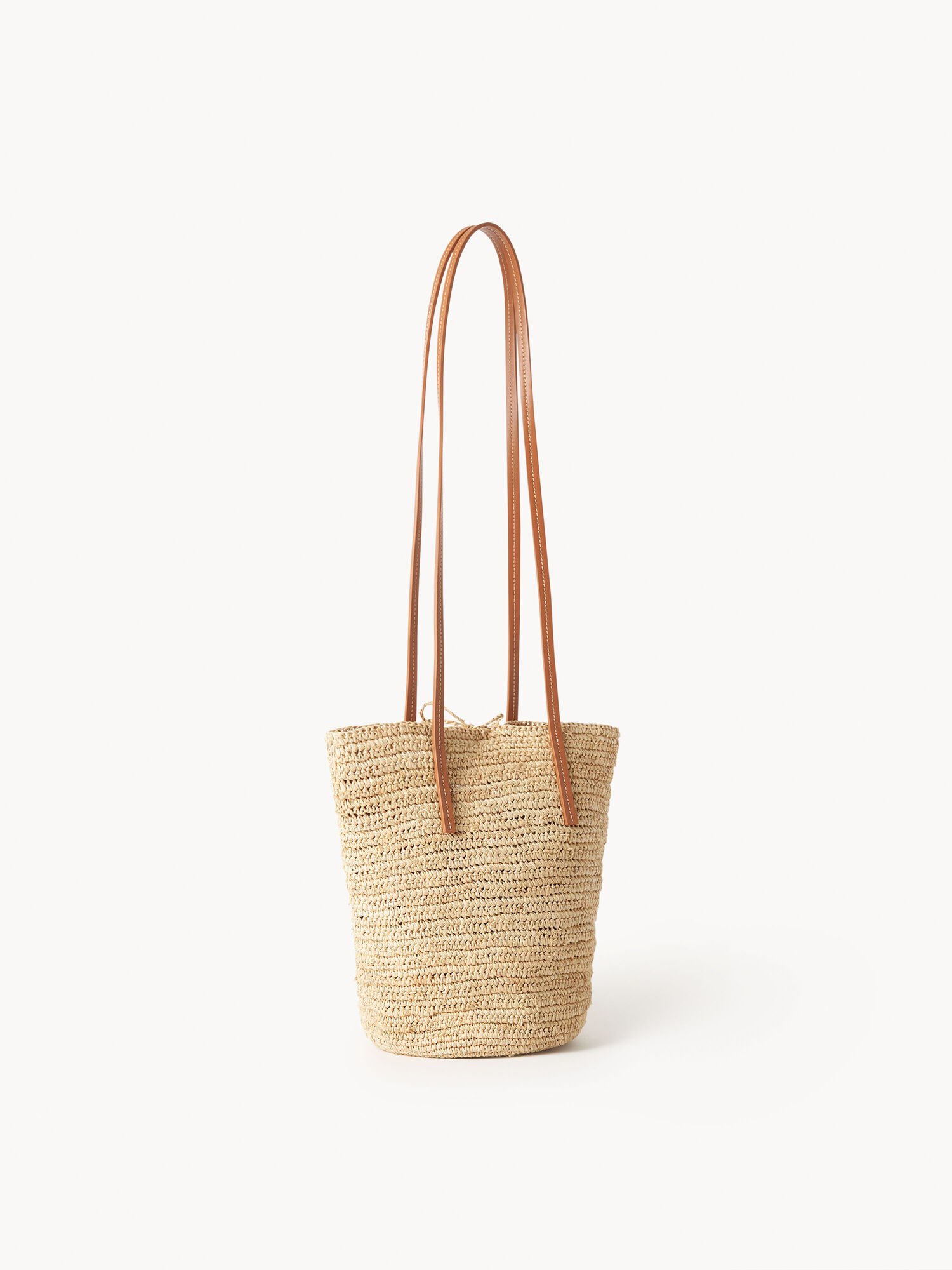 Light Camel By Malene Birger Pamma Straw Shoulder Bags | AU_BB94931