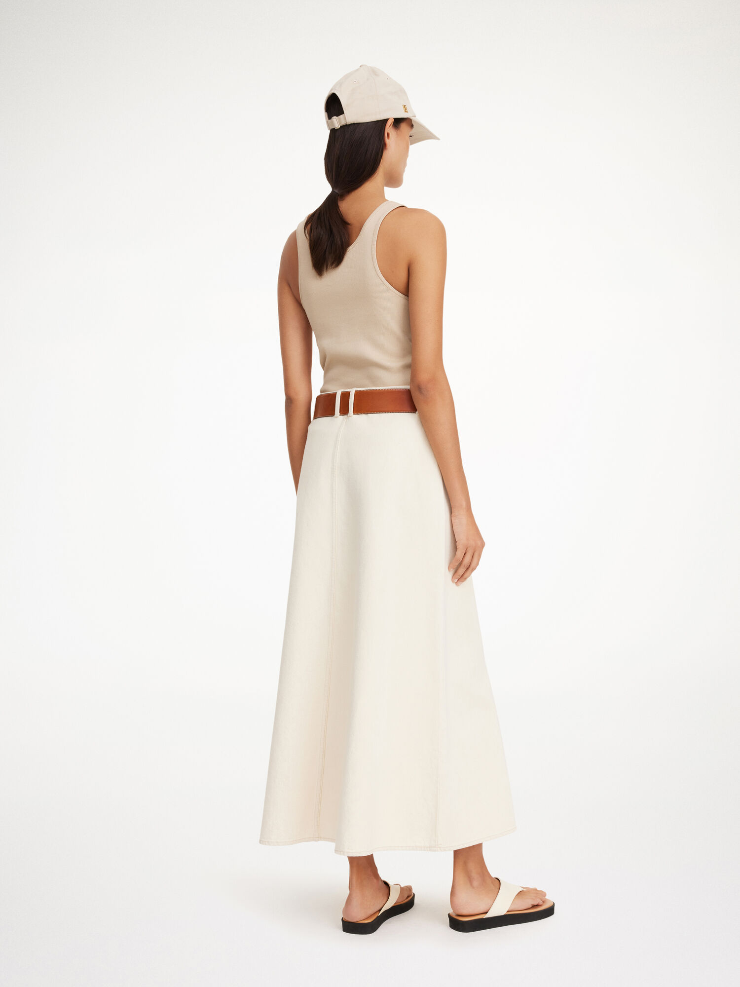 Mojave Desert By Malene Birger Carlas Denim Maxi Skirts | AU_BB10797