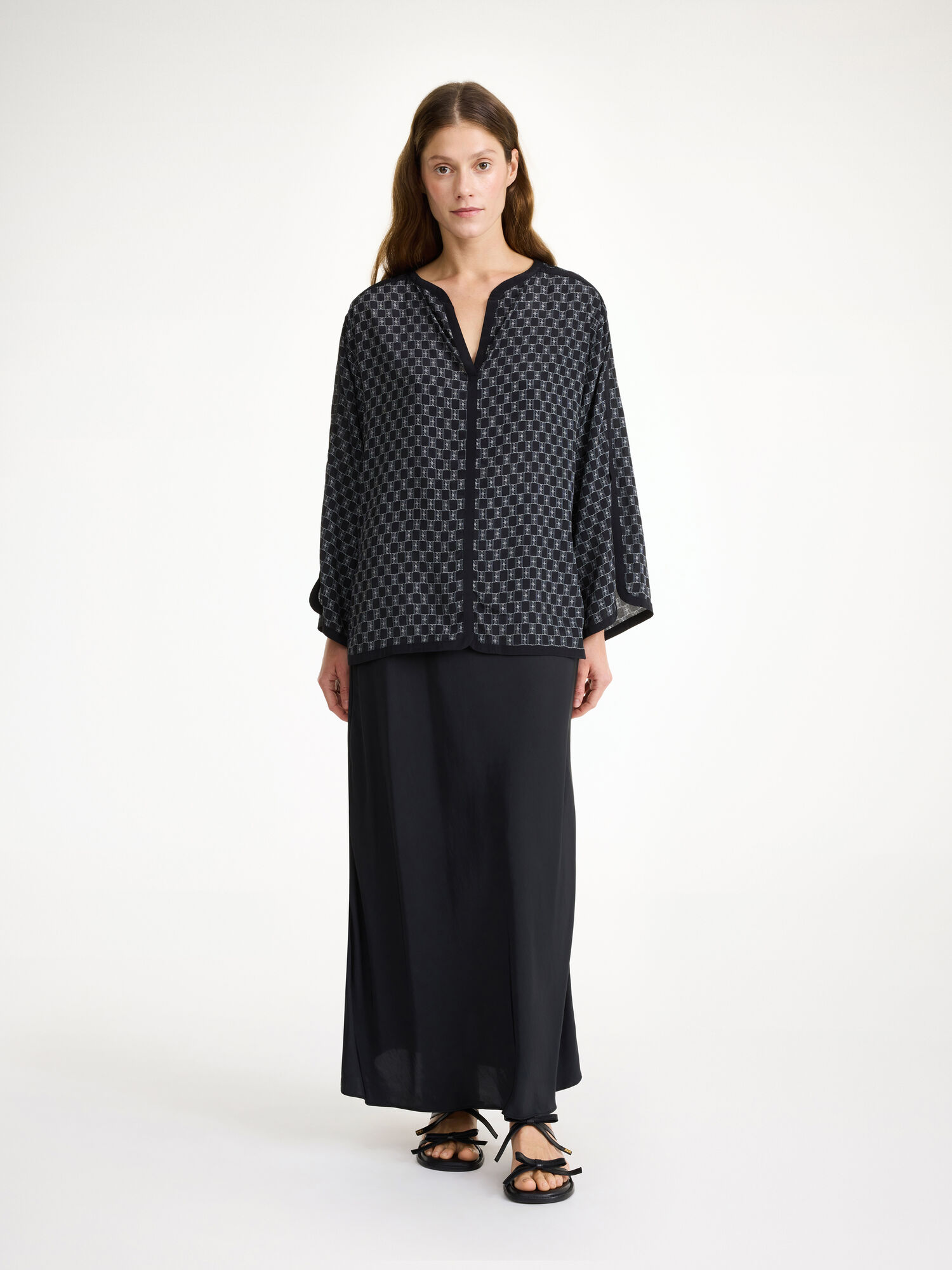 Mono lined 050 By Malene Birger Plazzo Blouse Shirts | AU_BB87417