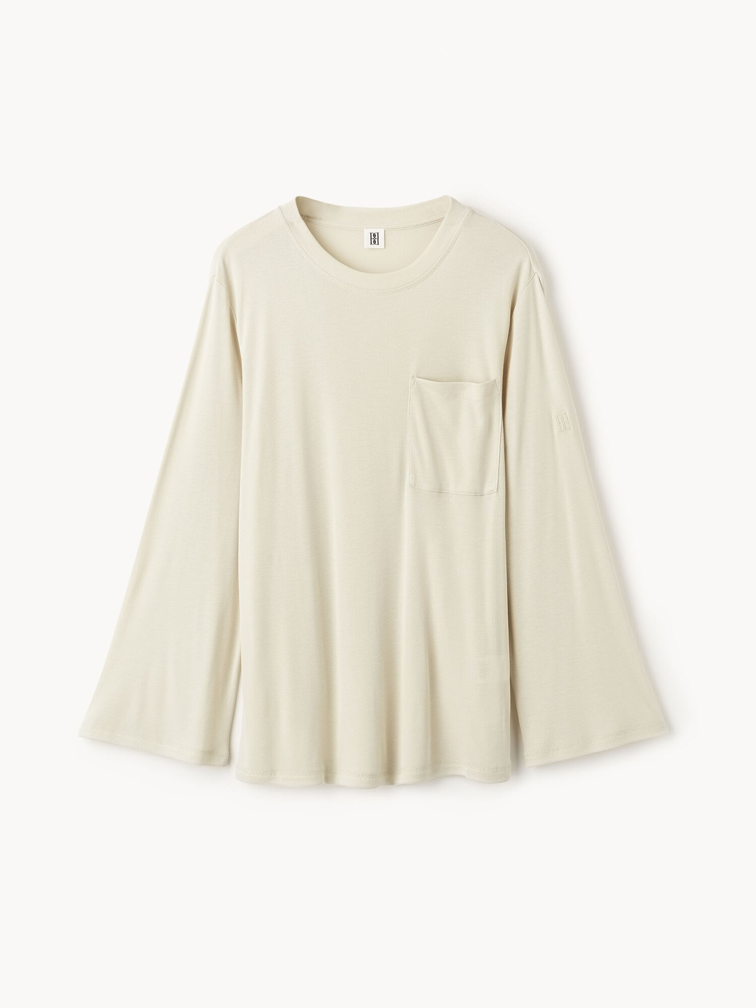 Oyster Gray By Malene Birger Fayeh Oversized Longsleeve Tops | AU_BB97601