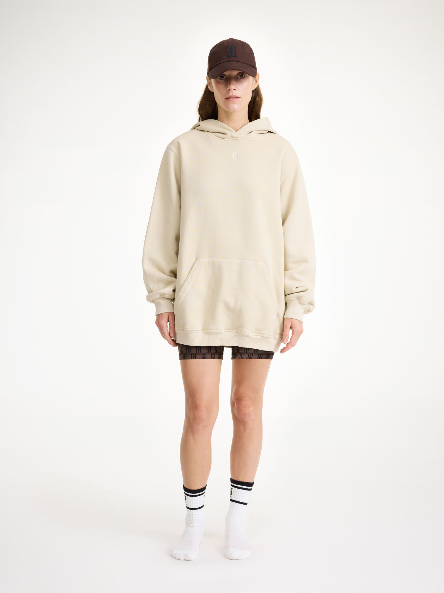 Oyster Gray By Malene Birger Felipa Organic Cotton Hoodie Tops | AU_BB89980