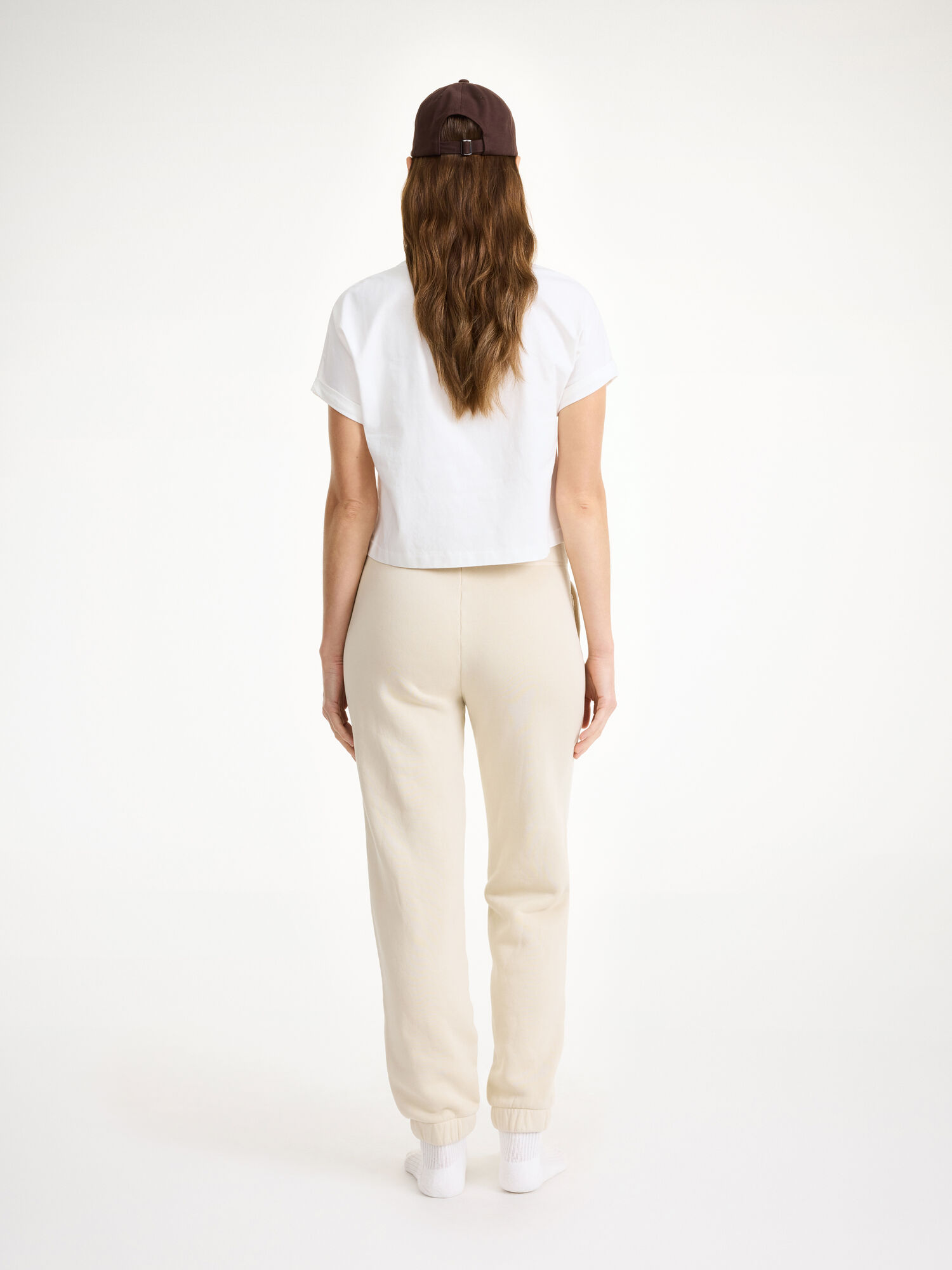 Oyster Gray By Malene Birger Hali Organic Cotton Trousers | AU_BB86560