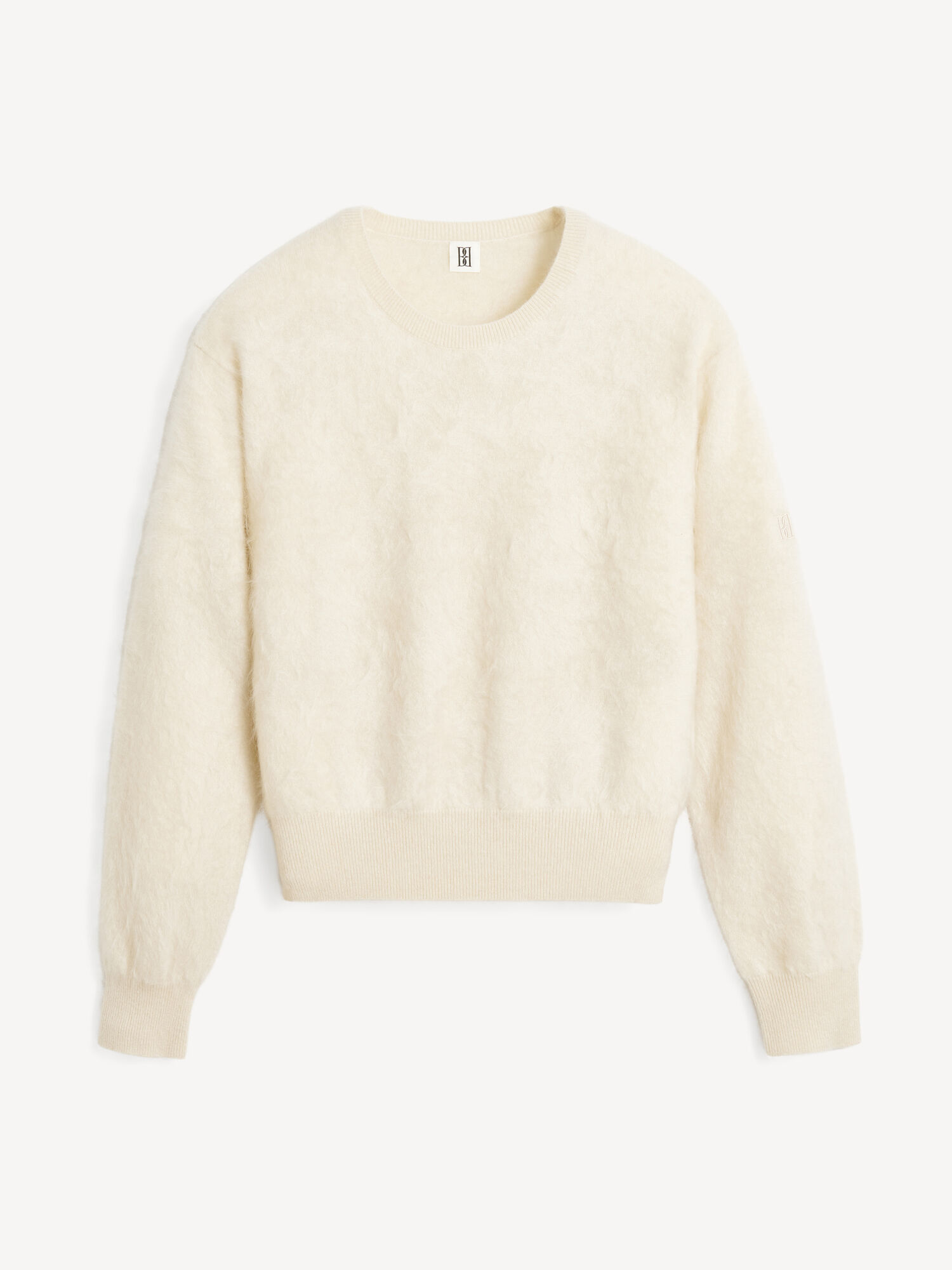 Oyster Gray By Malene Birger Mantea Cashmere Sweater Knitwear | AU_BB16923