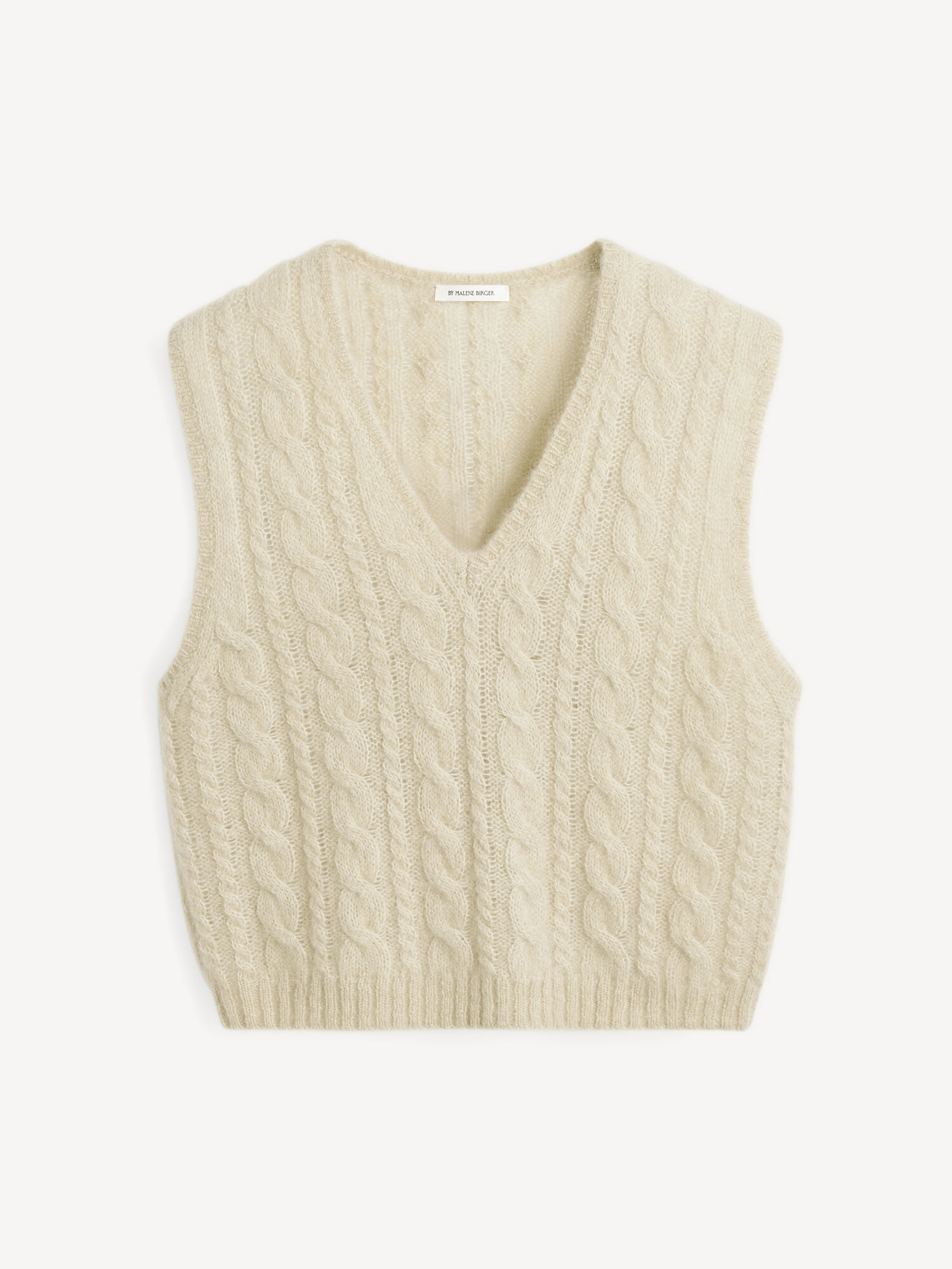 Oyster Gray By Malene Birger Simea Vest Knitwear | AU_BB76206