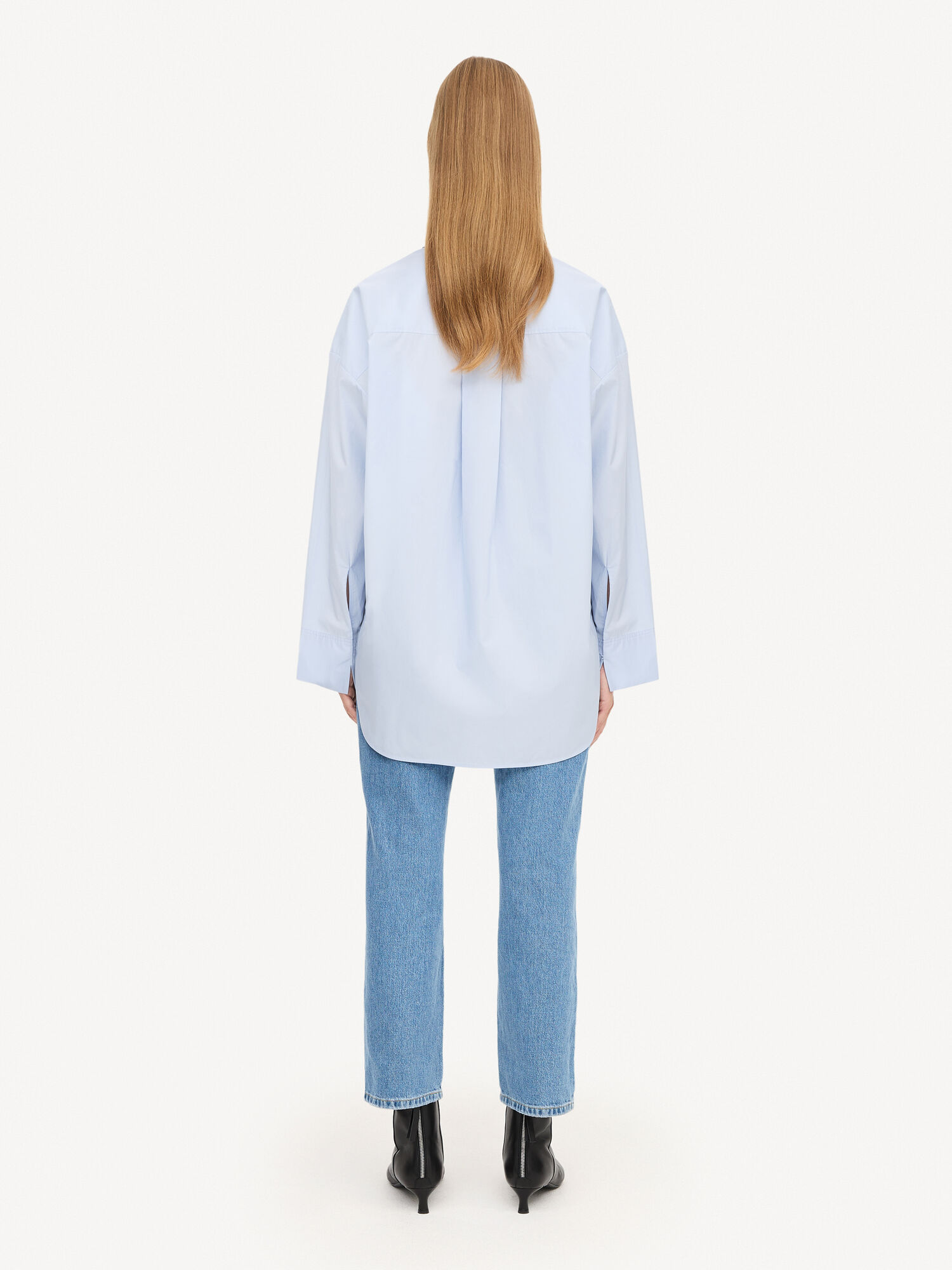 Periwinkle Blue By Malene Birger Derris Organic Cotton Shirts | AU_BB85626