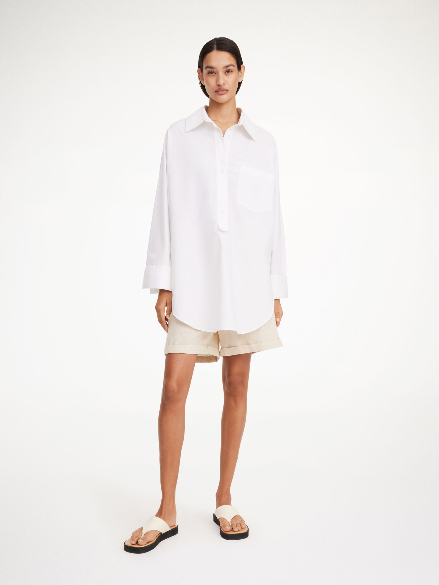 Pure White By Malene Birger Maye Organic Cotton Shirts | AU_BB32364