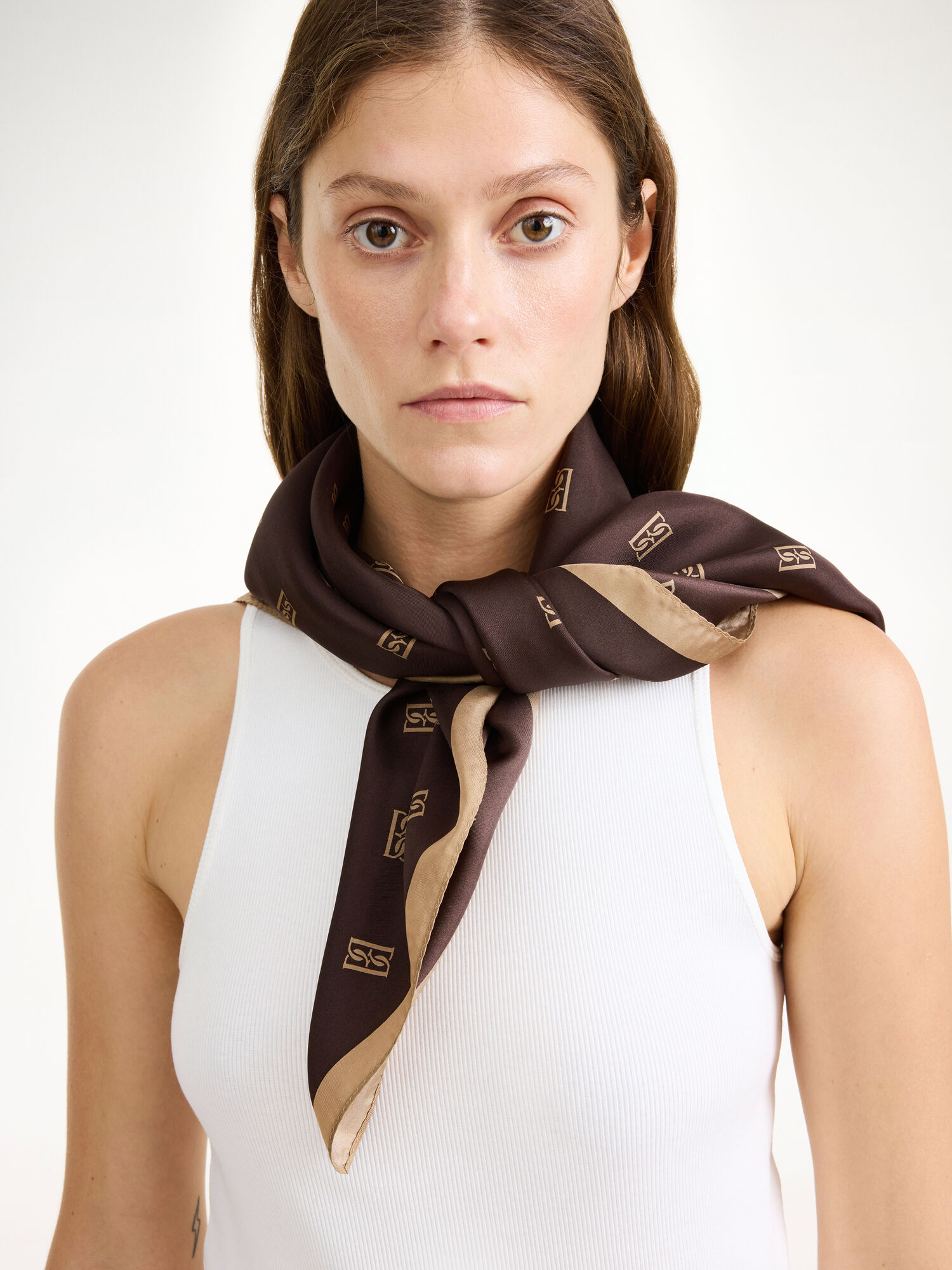 Shale By Malene Birger Monnas Silk Scarves | AU_BB28668