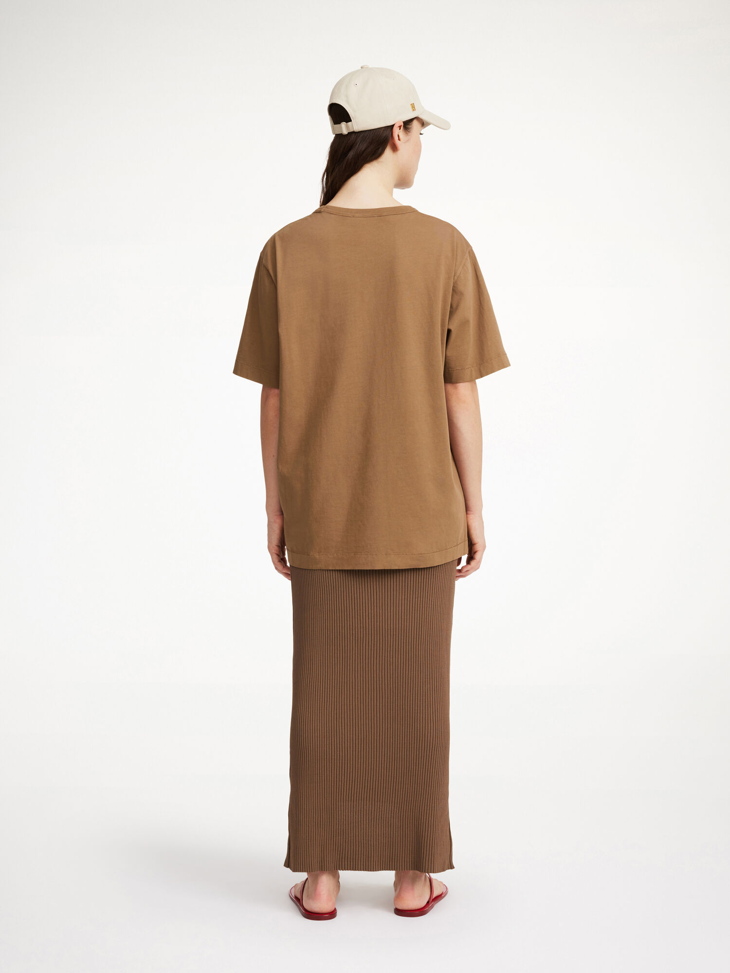 Shitake By Malene Birger Fayeh Organic Cotton T-shirt Tops | AU_BB20242