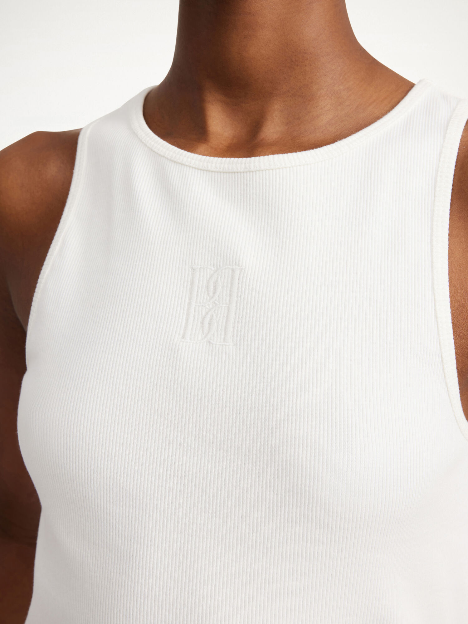 Soft White By Malene Birger Amanias Tank Tops | AU_BB49804