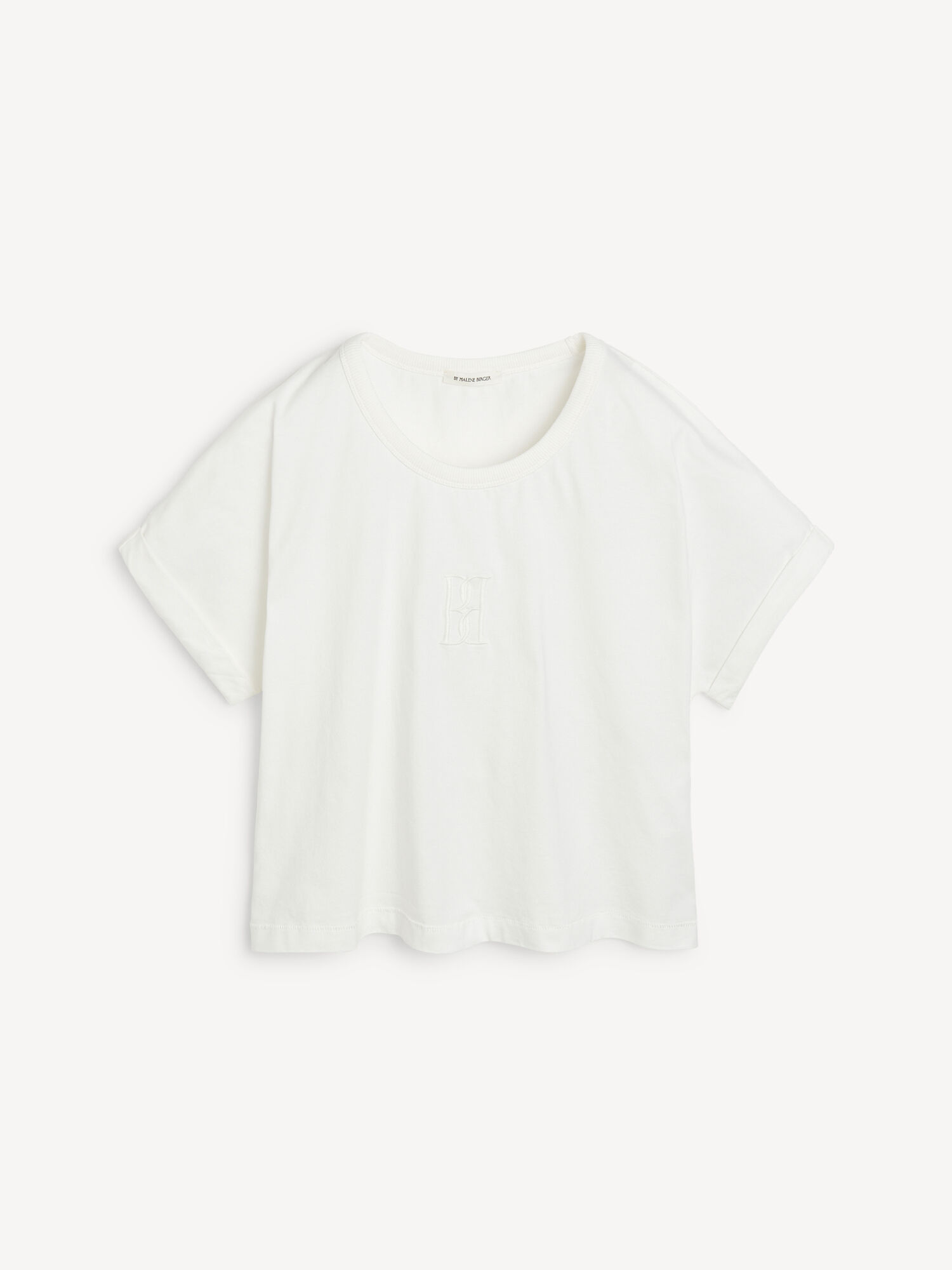 Soft White By Malene Birger Hedalia Organic Cotton T-shirt Athleisure Wear | AU_BB26282