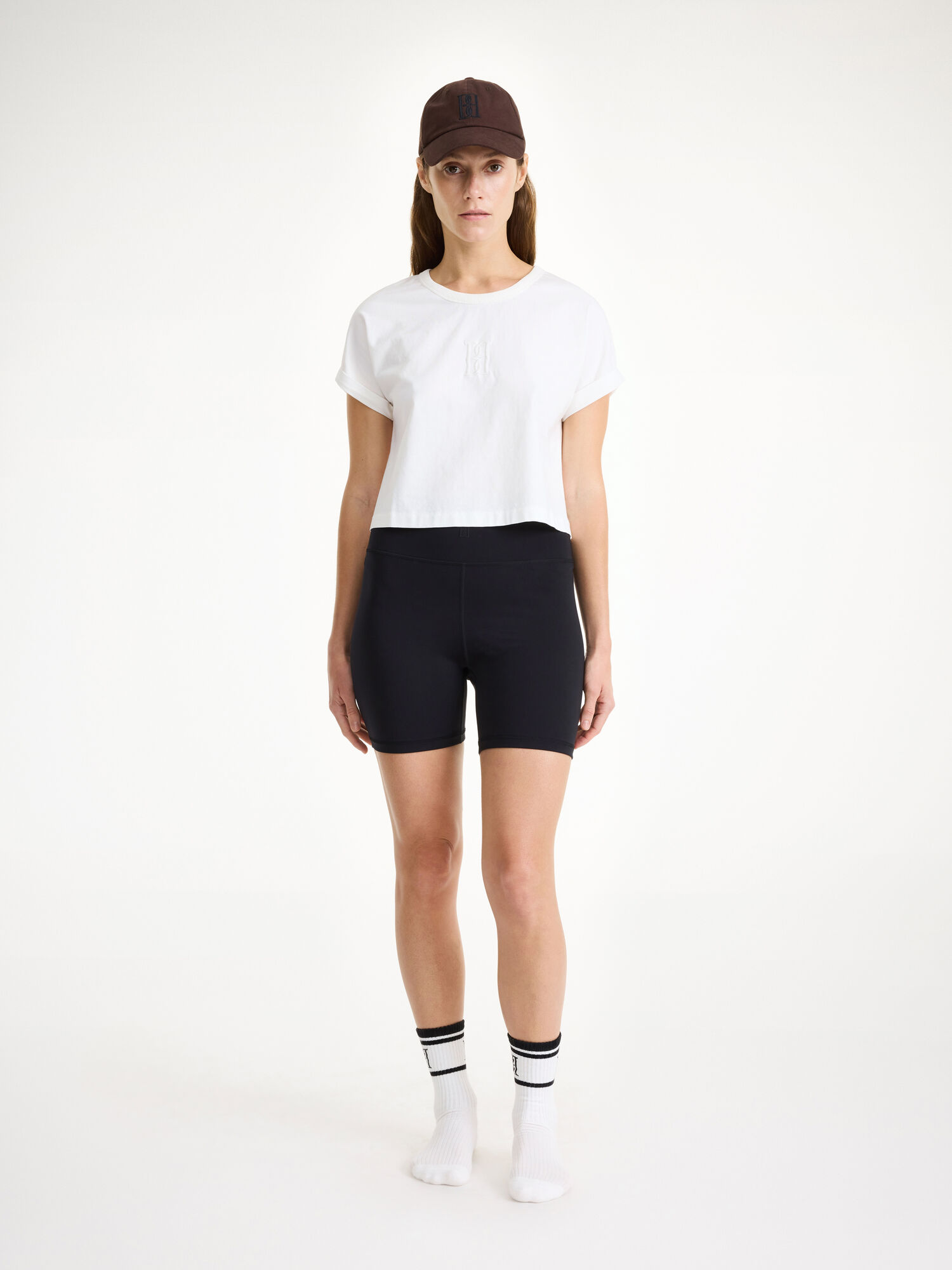 Soft White By Malene Birger Hedalia Organic Cotton T-shirt Athleisure Wear | AU_BB26282