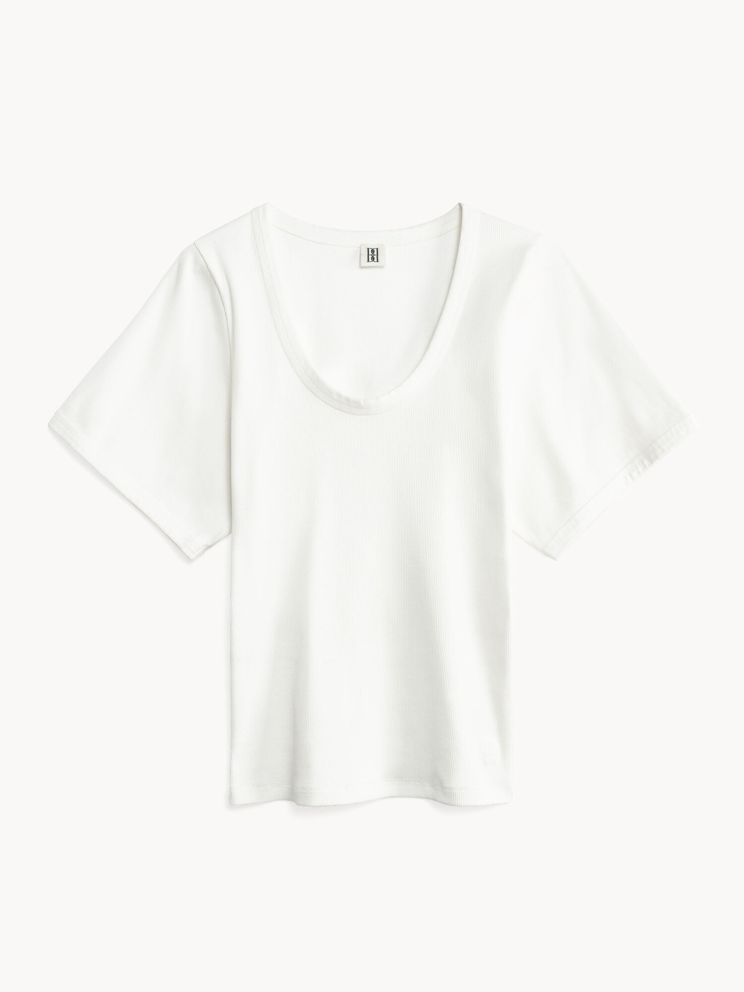 Soft White By Malene Birger Lunai T-shirt Tops | AU_BB30223