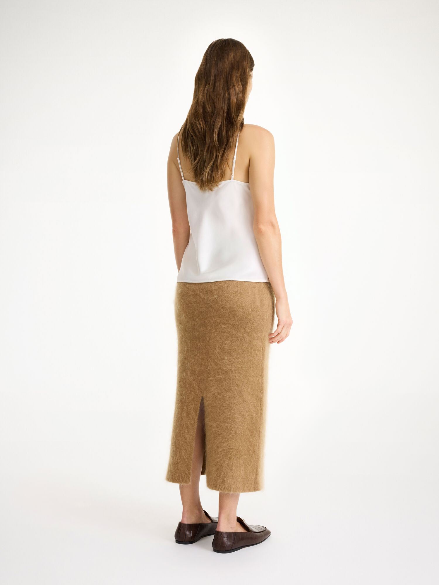 Tobacco Brown By Malene Birger Estille Midi Skirt Knitwear | AU_BB33684