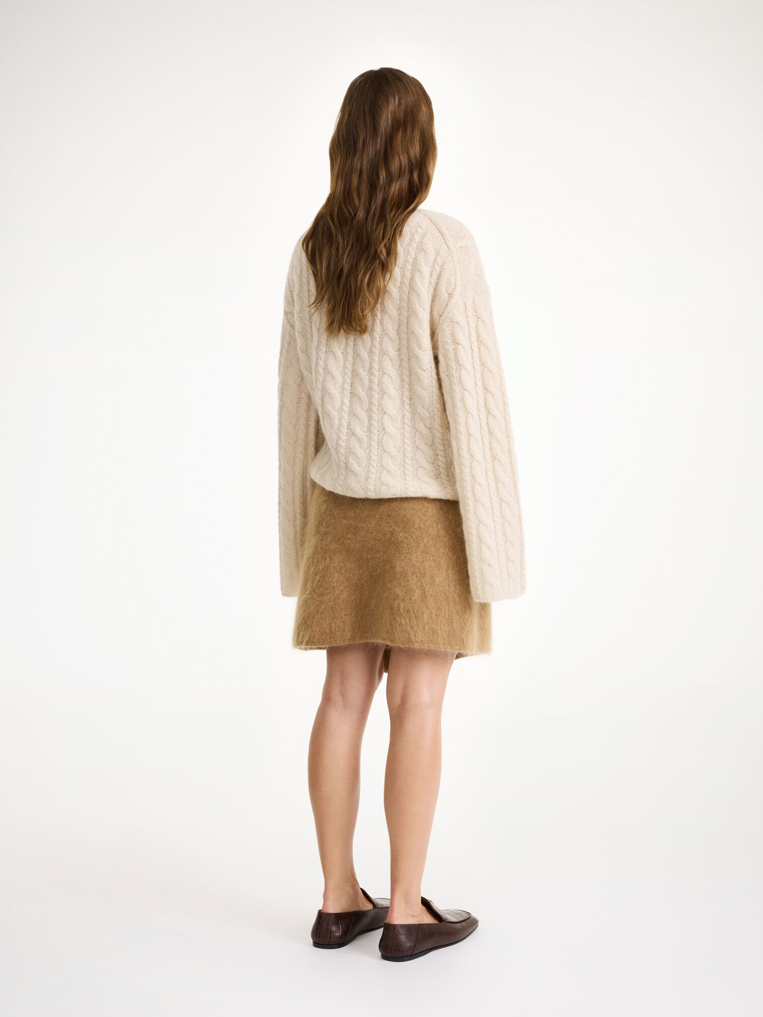 Tobacco Brown By Malene Birger Krissah Mini Skirt Knitwear | AU_BB33180