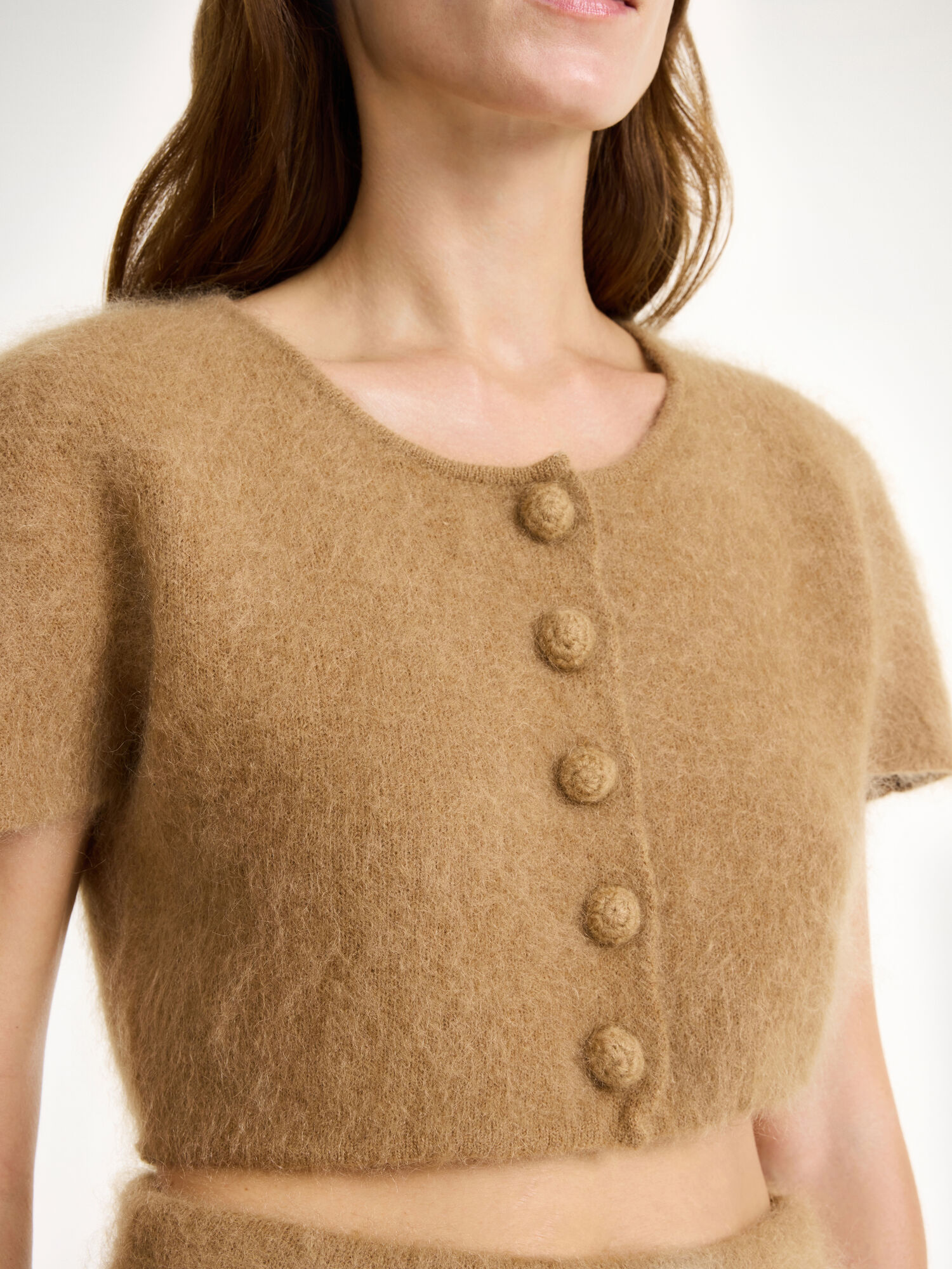 Tobacco Brown By Malene Birger Zhara Top Knitwear | AU_BB42129