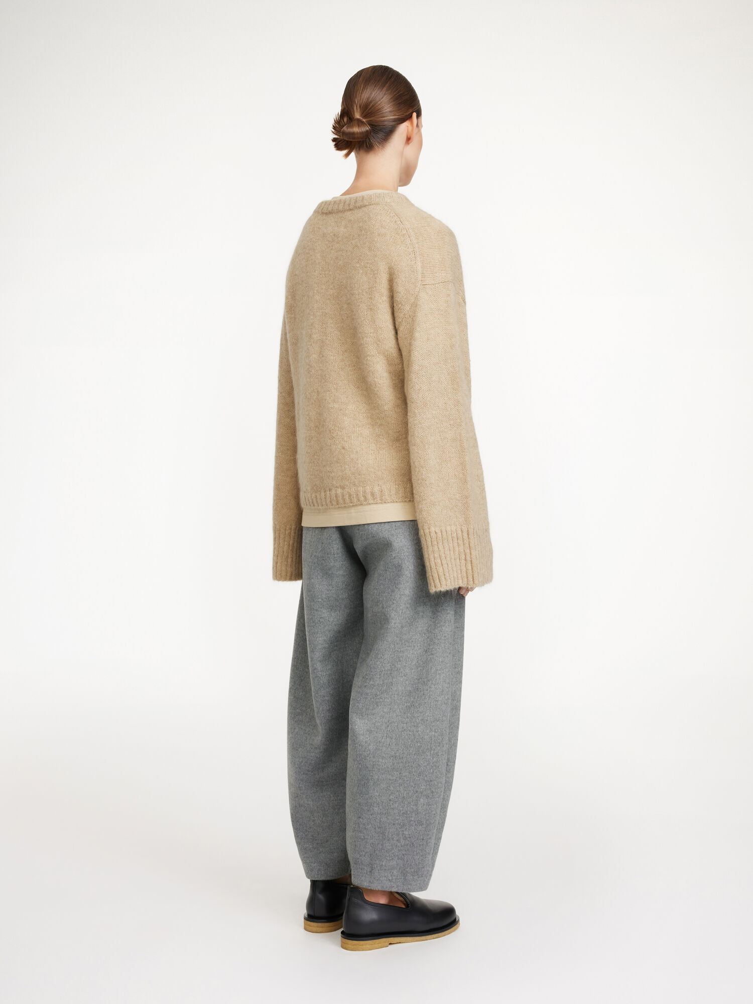 Twill Beige By Malene Birger Cierra Sweater Knitwear | AU_BB28915