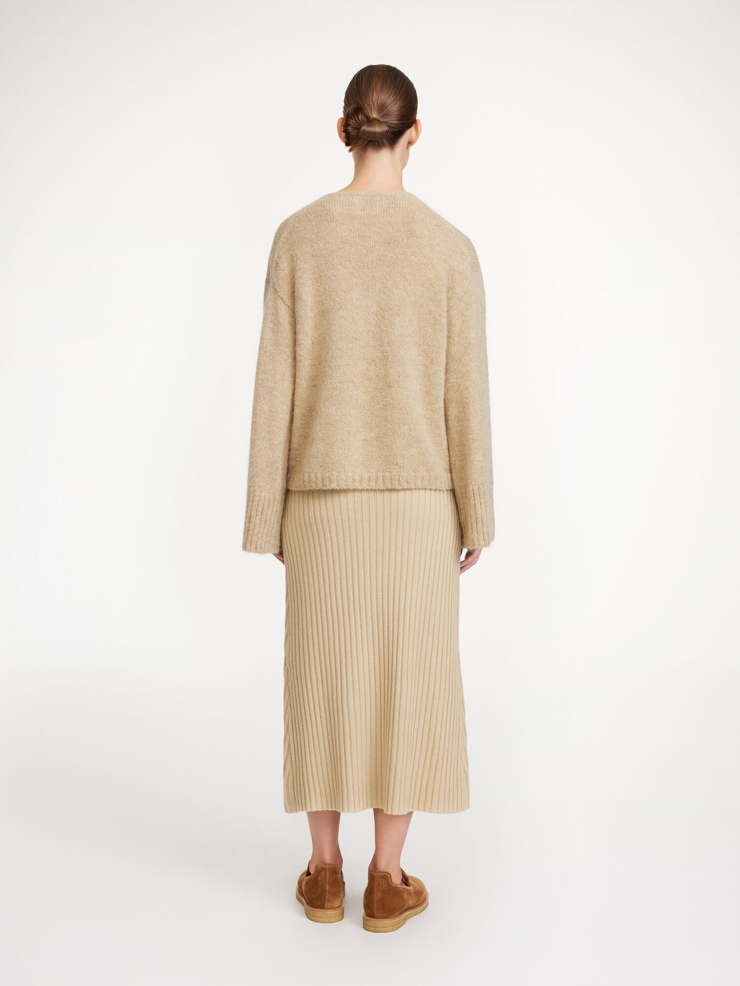 Twill Beige By Malene Birger Cimone Sweater Knitwear | AU_BB11250