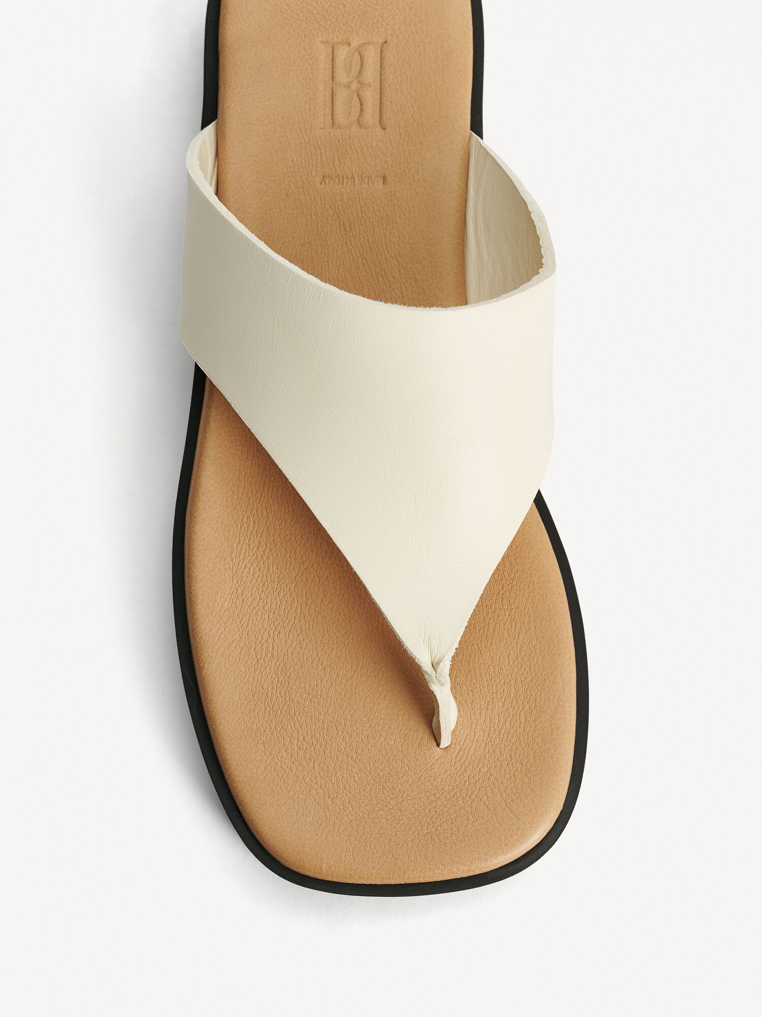 Vanilla Cream By Malene Birger Marisol Leather Sandals Shoes | AU_BB34993