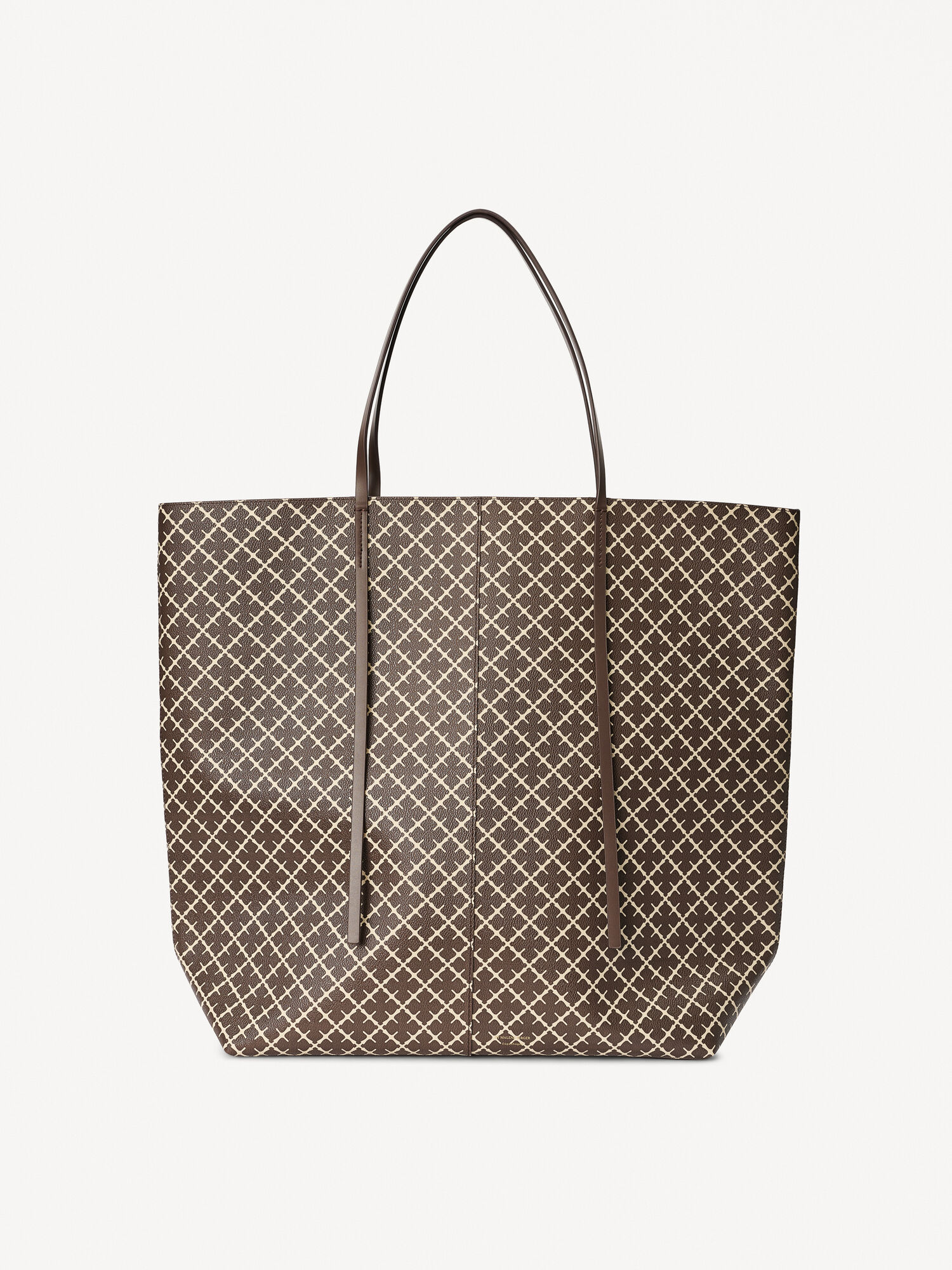 Warm brown By Malene Birger Abrille Printed Tote Bags | AU_BB77319