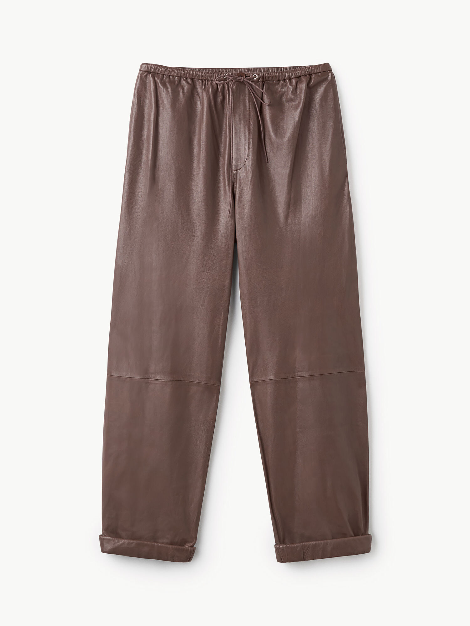 Warm brown By Malene Birger Joanni Leather Trousers | AU_BB82304