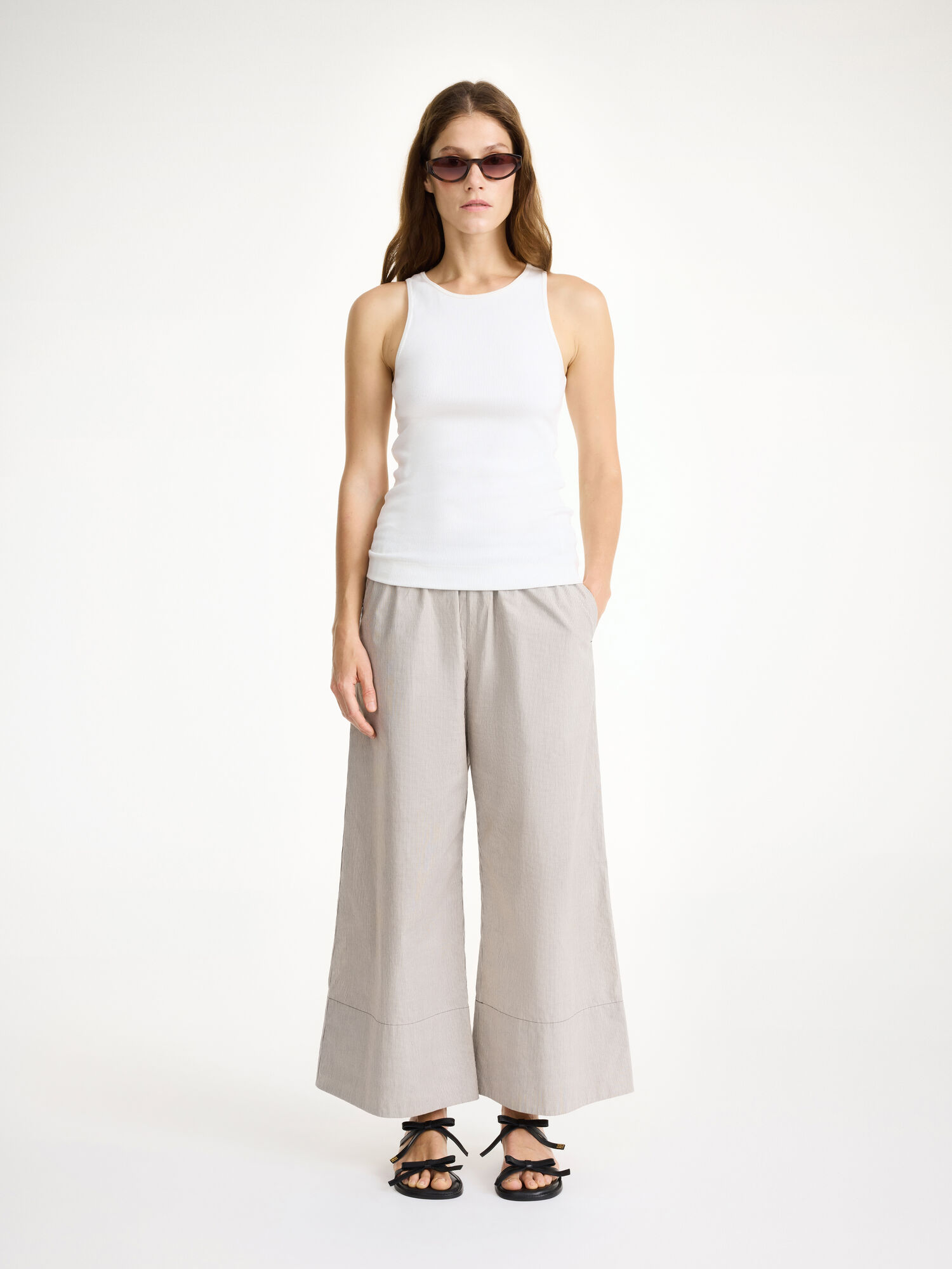 Warm brown By Malene Birger Luisa High-waisted Trousers | AU_BB72440