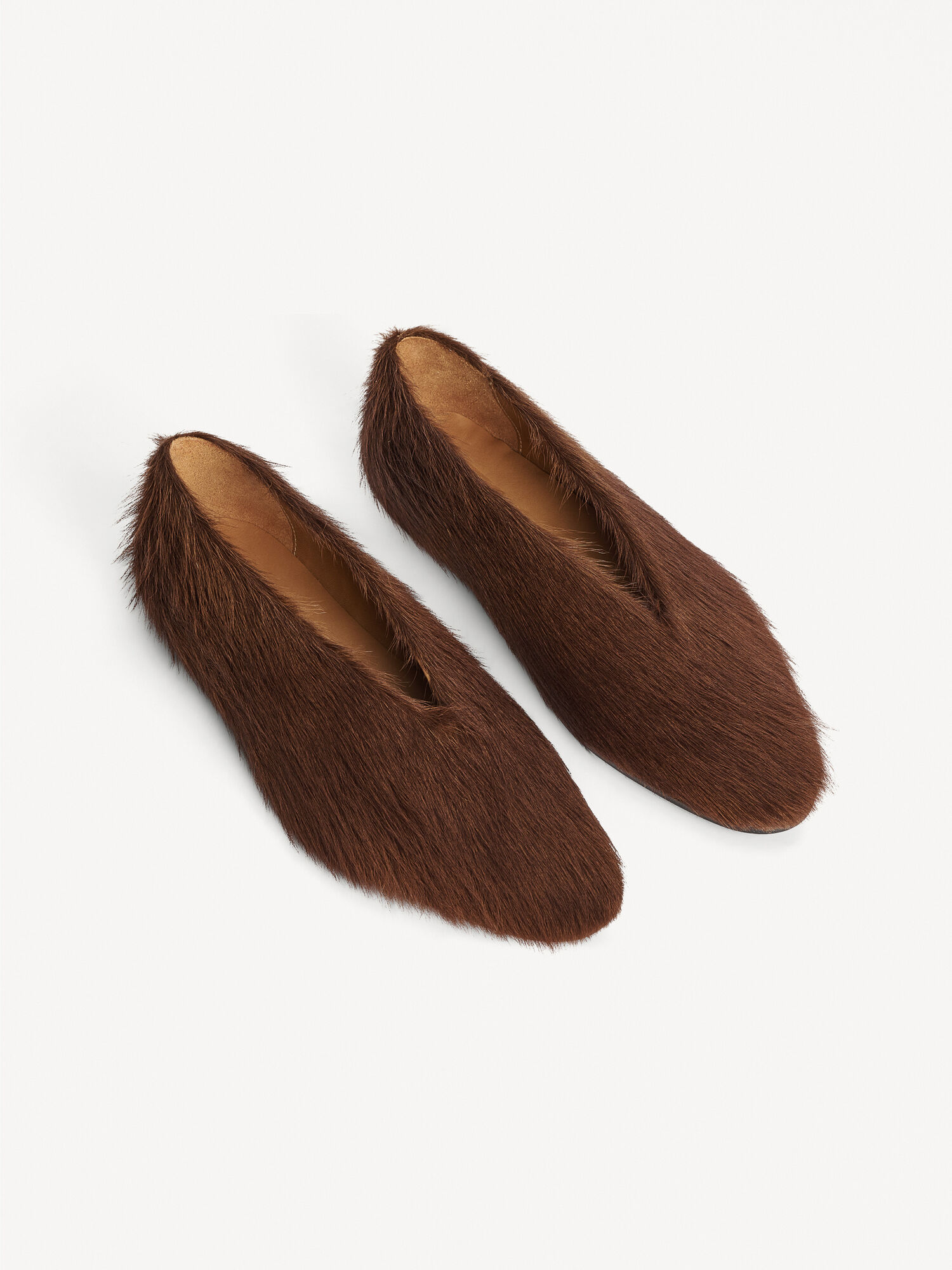 Warm brown By Malene Birger Merina Leather Flats Shoes | AU_BB58692