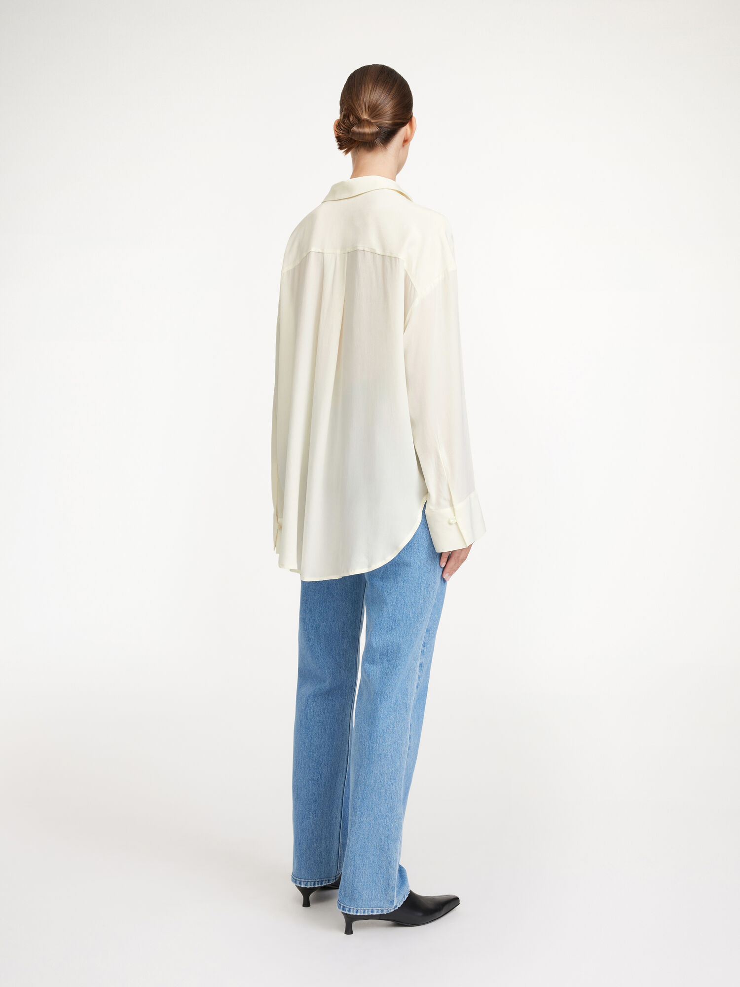 Whisper White By Malene Birger Derris Organic Silk Shirts | AU_BB29609