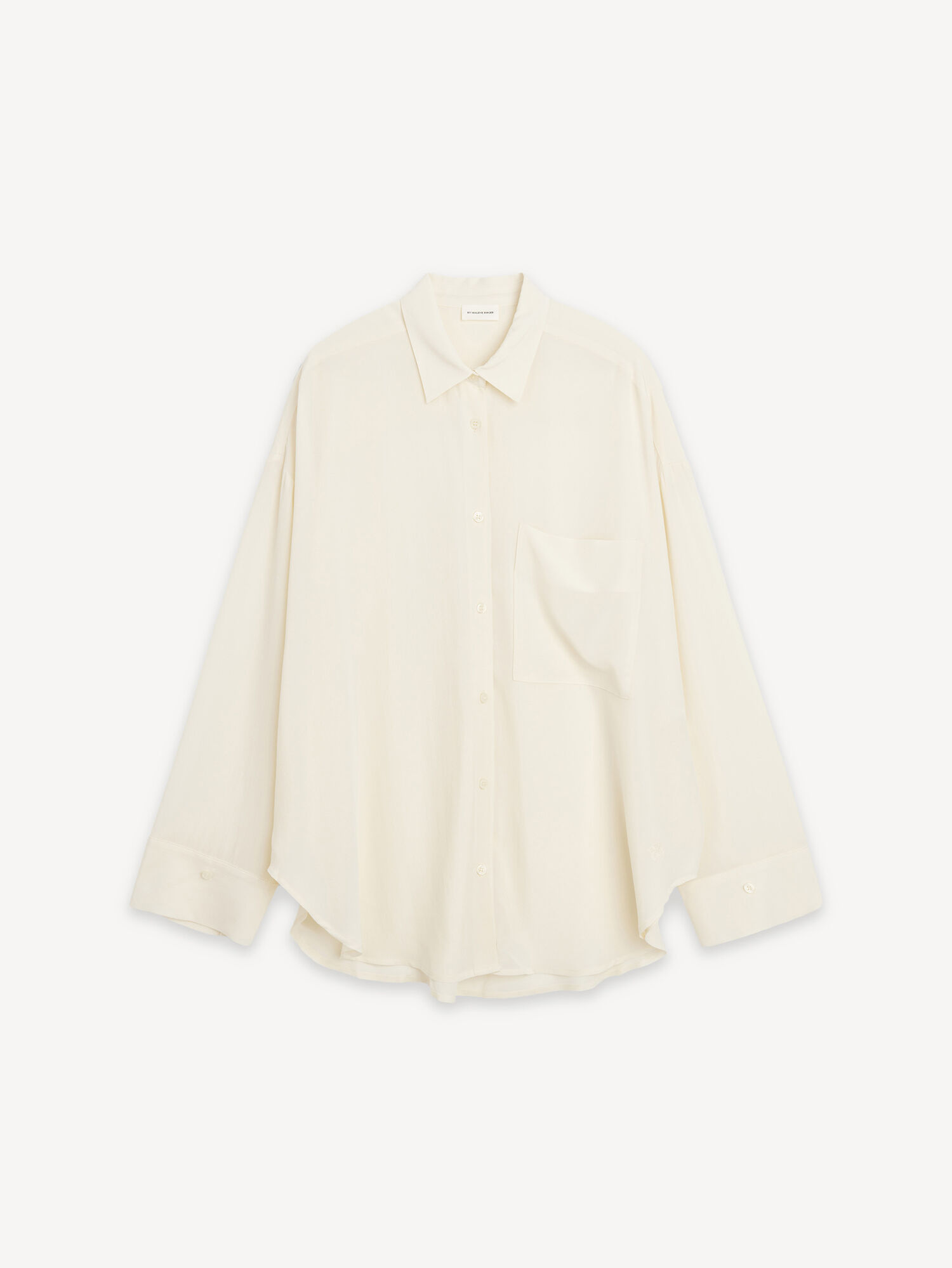 Whisper White By Malene Birger Derris Organic Silk Shirts | AU_BB29609